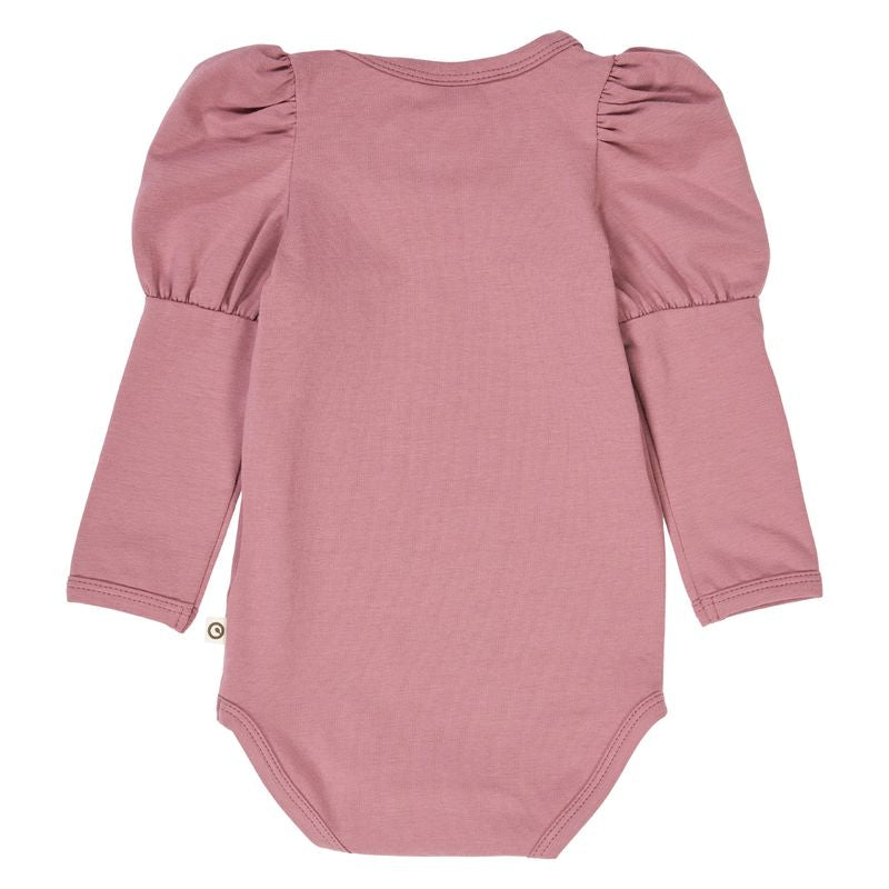 Cozy Me Puff Sleeve Bodysuit - Nostalgia Rose - Twinkle Twinkle Little One