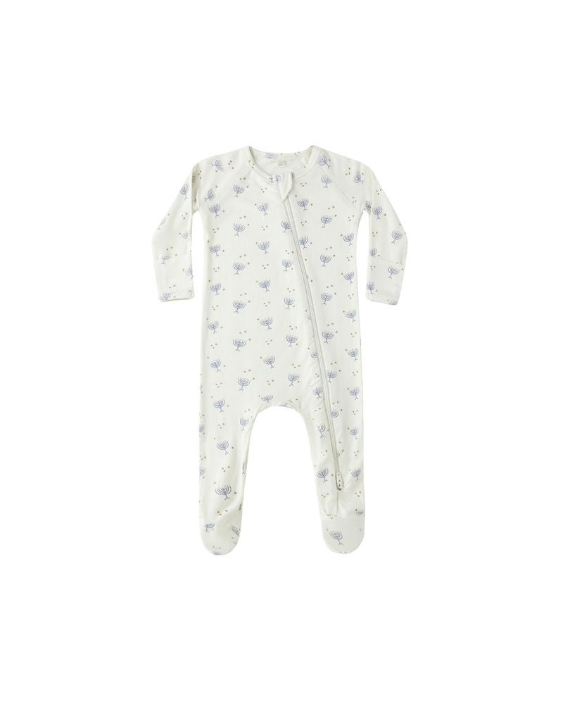Bamboo Zip Footie || Hanukkah - Twinkle Twinkle Little One