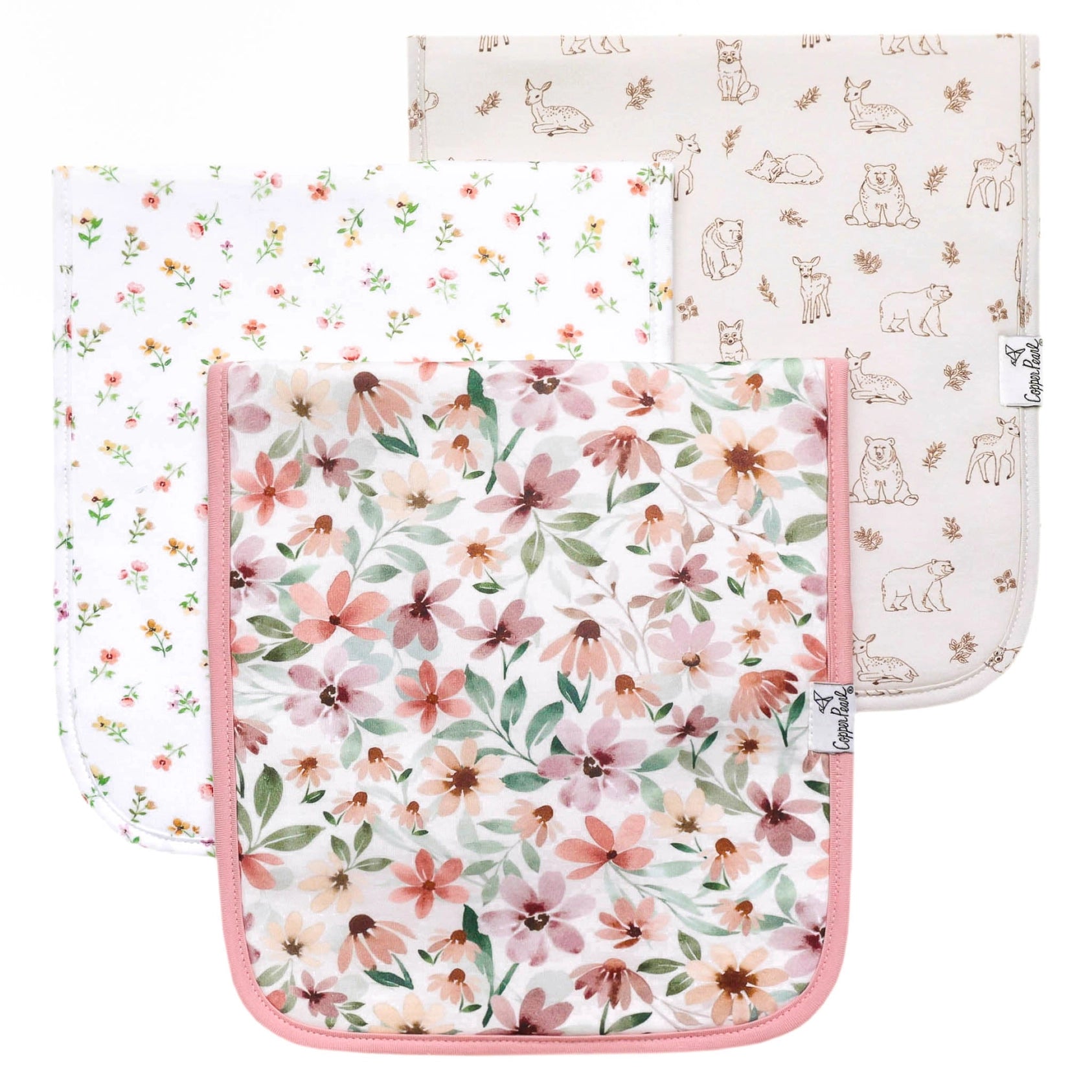 Natalie Premium Burp Cloths