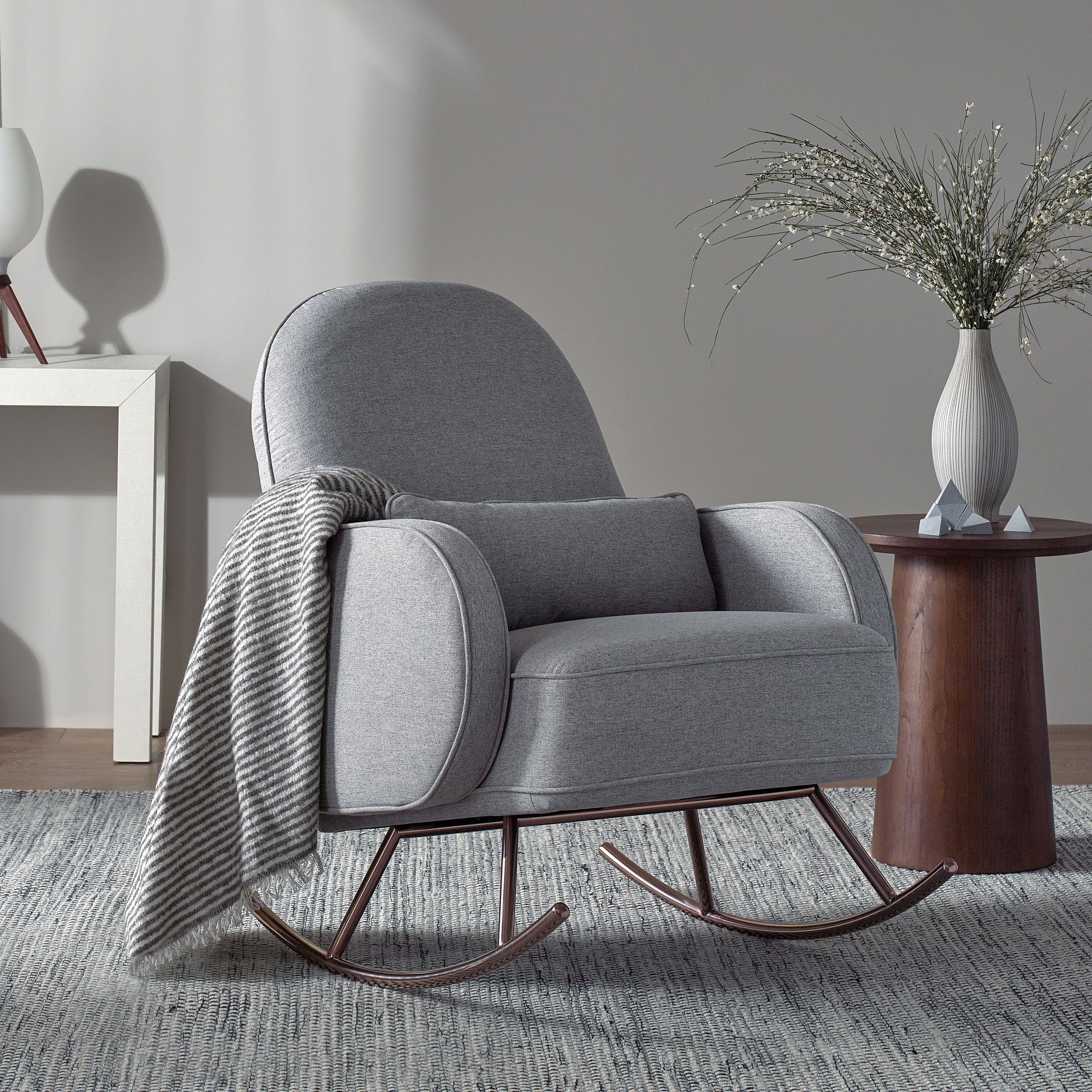 Babyletto Compass Rocker in Eco-Performance Fabric | Water Repellent & Stain Resistant
