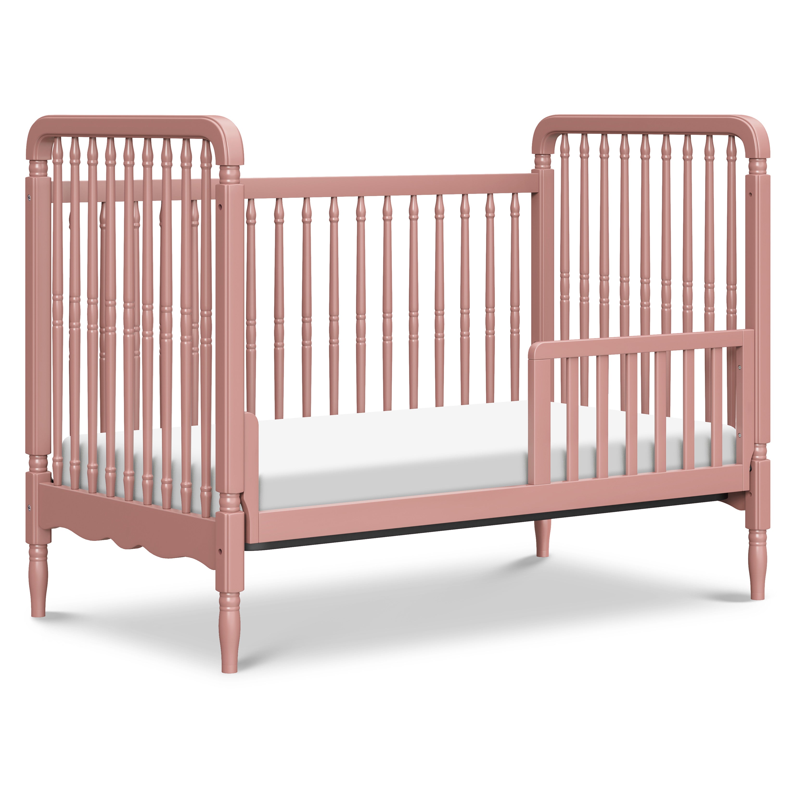 Namesake Liberty 3-in-1 Convertible Spindle Crib with Toddler Bed Conversion Kit