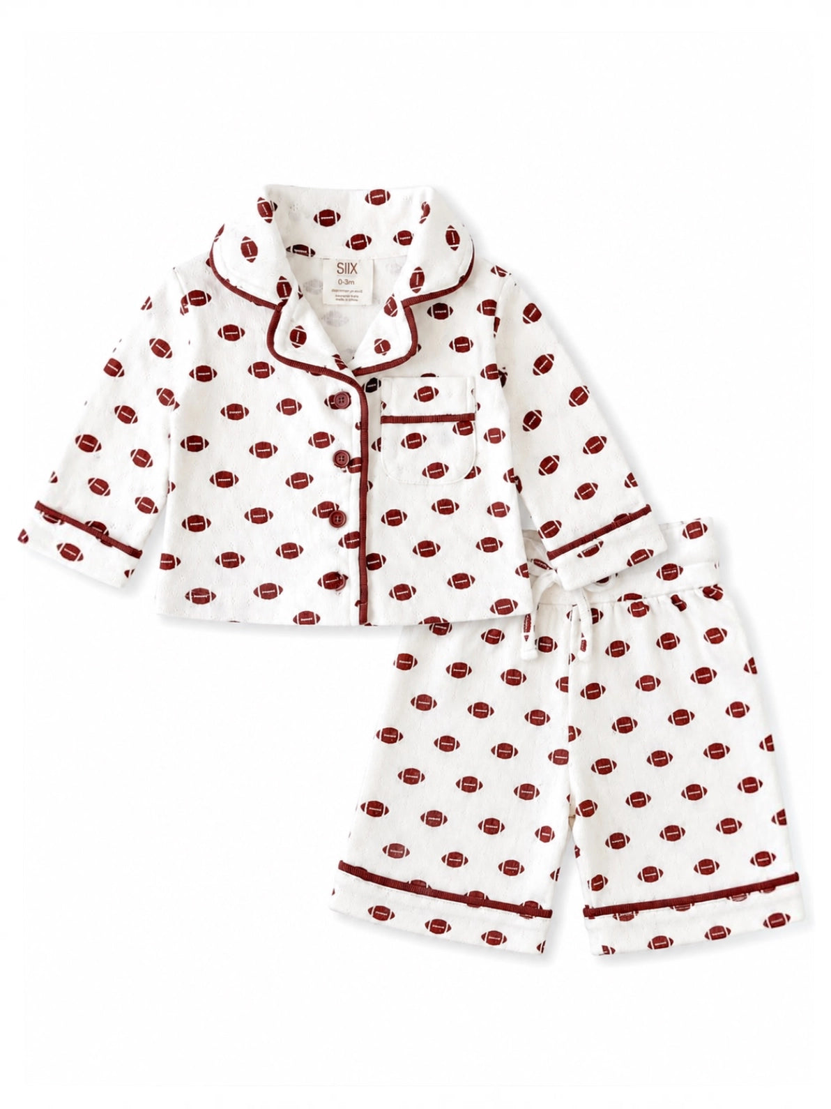 Football Organic Pointelle Lounge Set