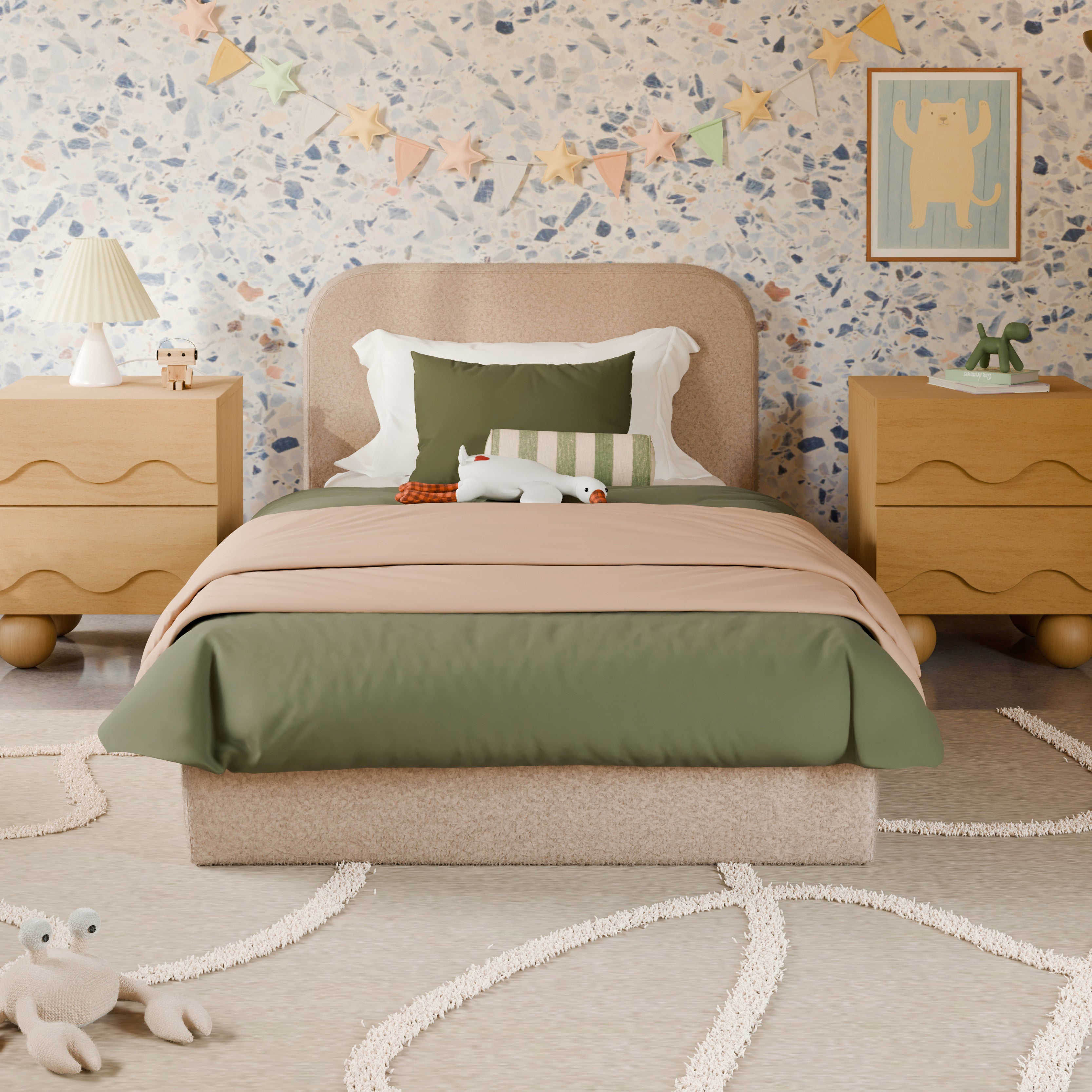 Babyletto Nara Twin Bed - Twinkle Twinkle Little One