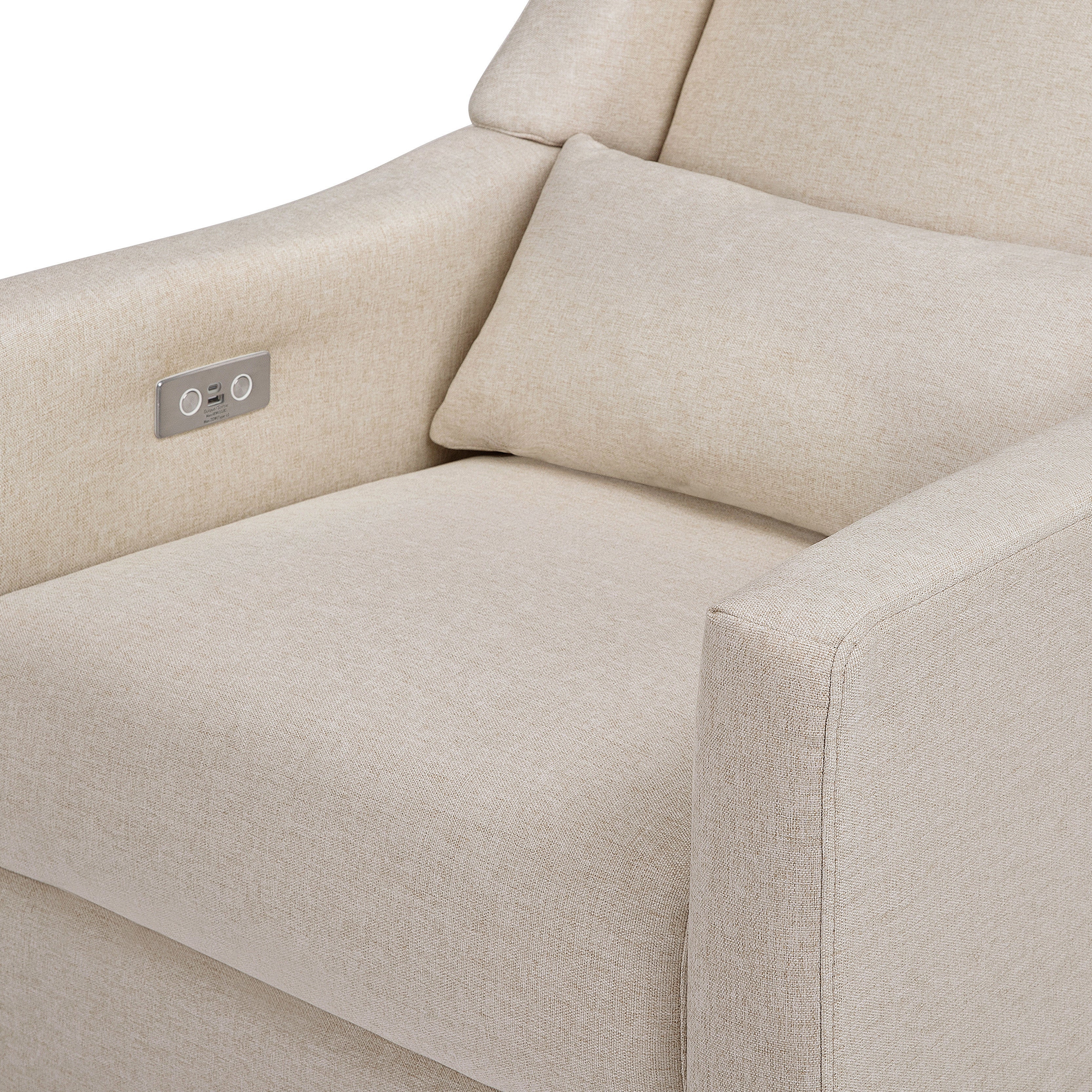 Babyletto Kiwi Electronic Recliner and Swivel Glider with USB port
