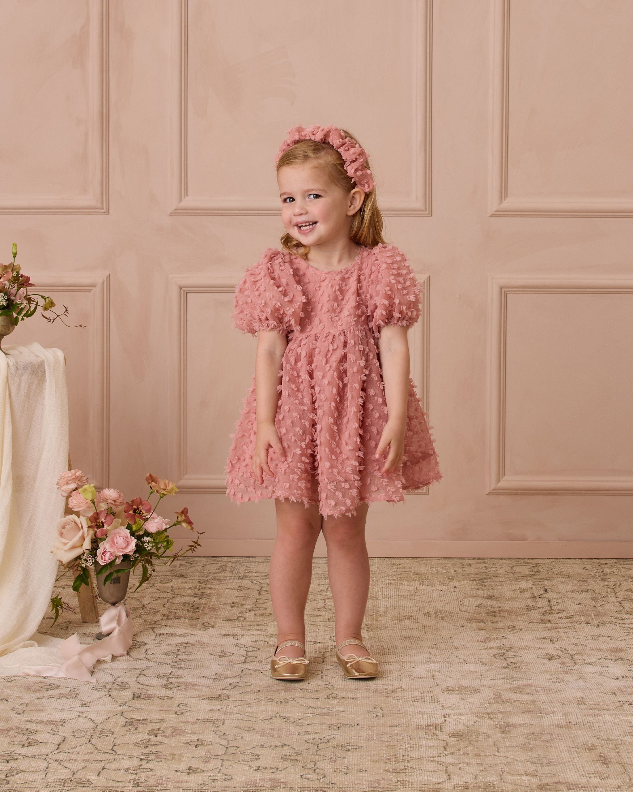 Luna Dress - Lipstick - Twinkle Twinkle Little One