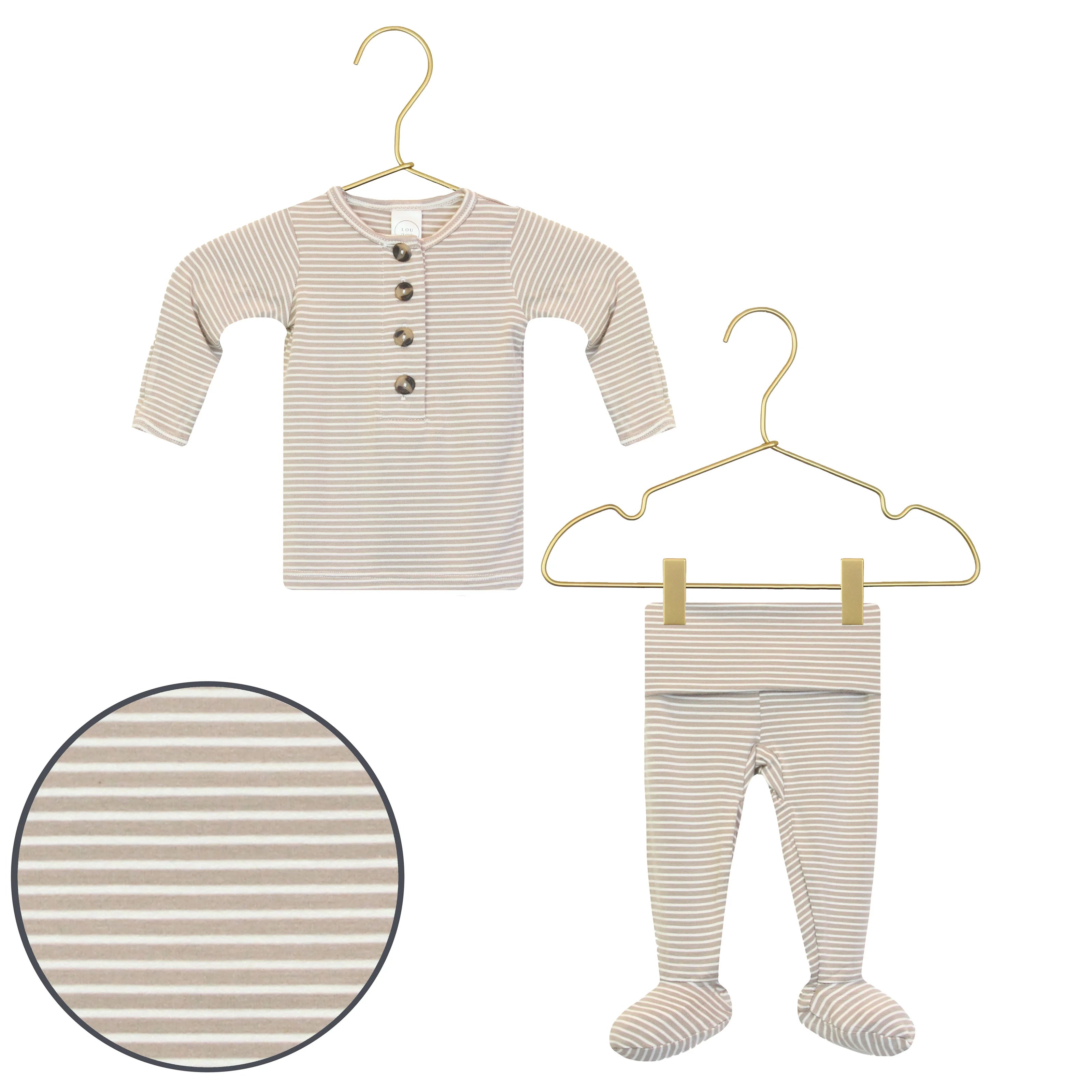 Lou Lou & Company Banks Top, Bottoms + Hat Set