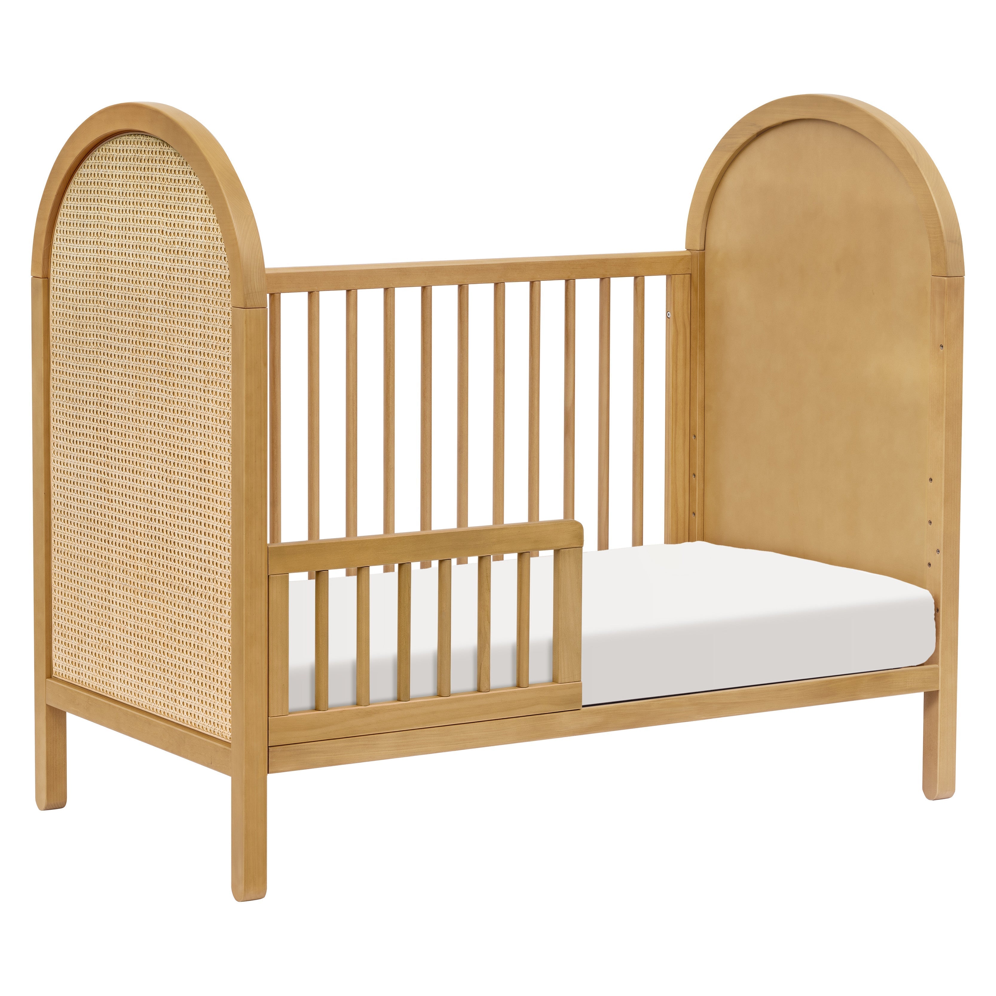 Babyletto Bondi Cane 3-in-1 Convertible Crib with Toddler Bed Conversion Kit