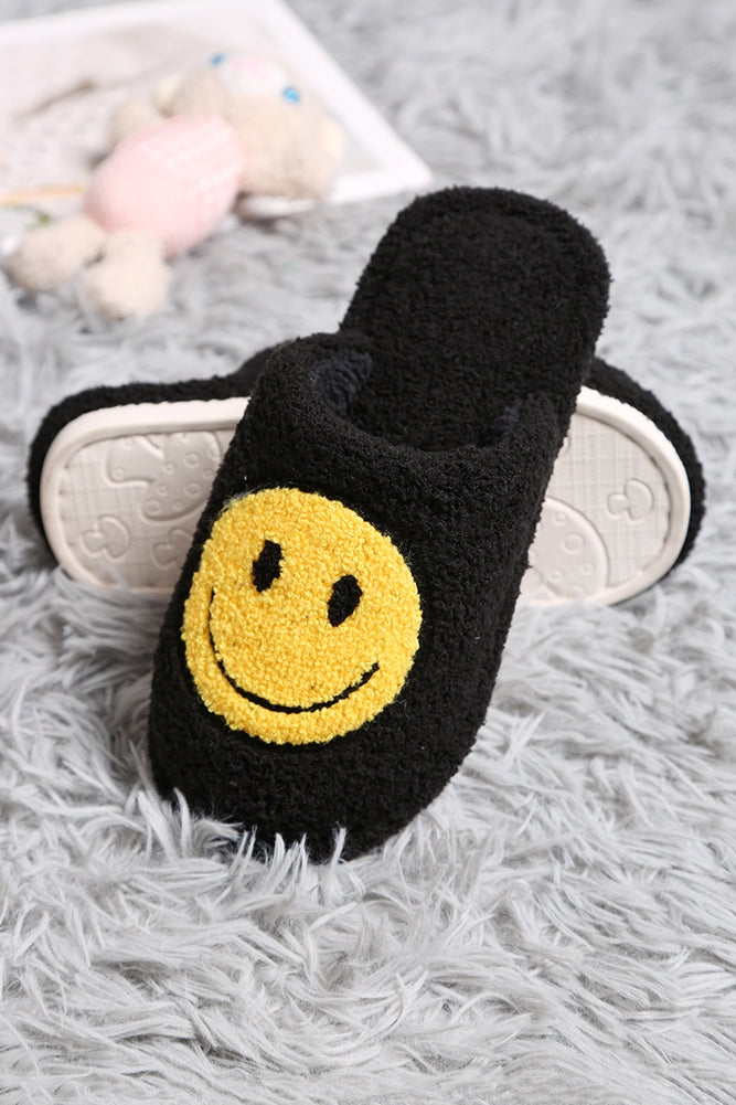 Emoji Slippers - Black - Twinkle Twinkle Little One