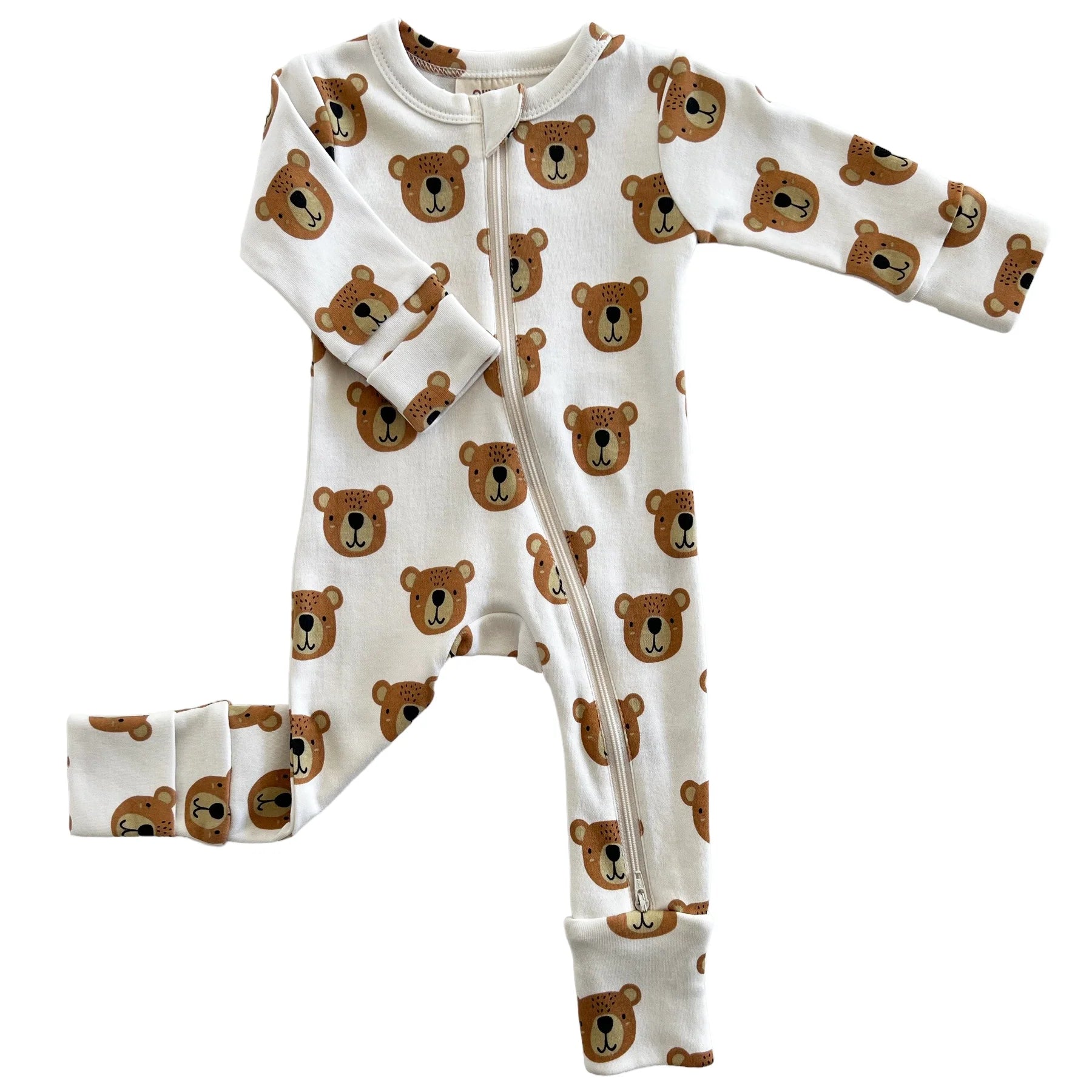 Baby Bear Organic 2-Way Zip Romper - Twinkle Twinkle Little One