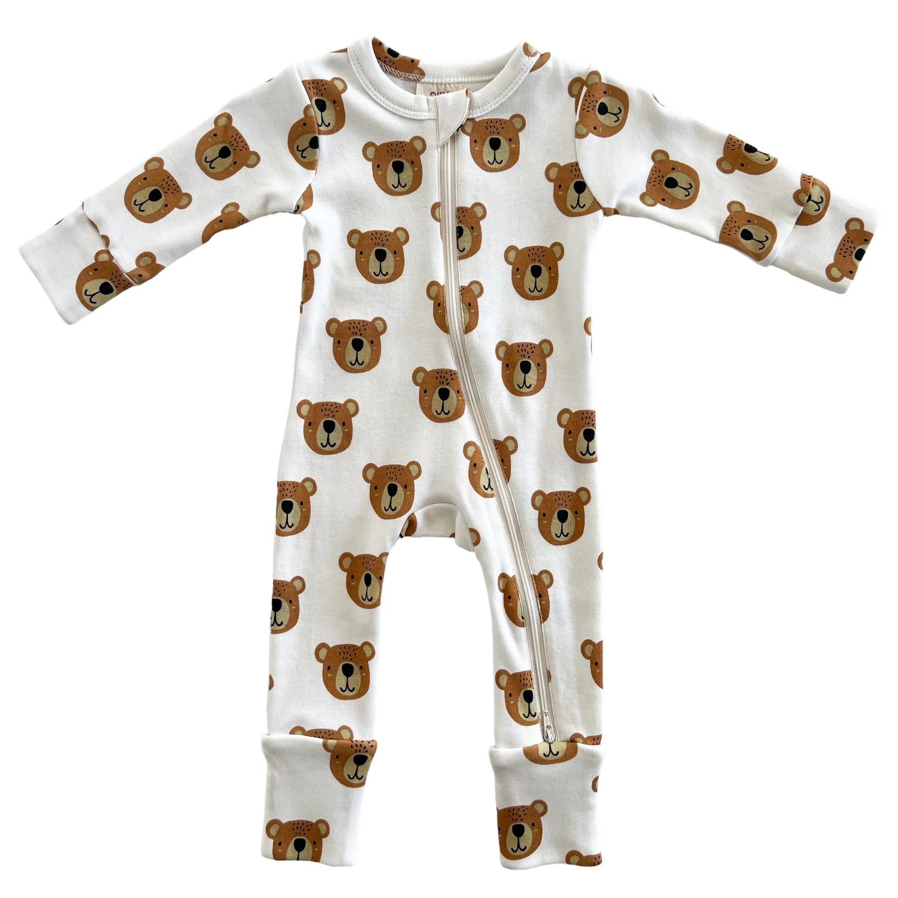 Baby Bear Organic 2-Way Zip Romper - Twinkle Twinkle Little One