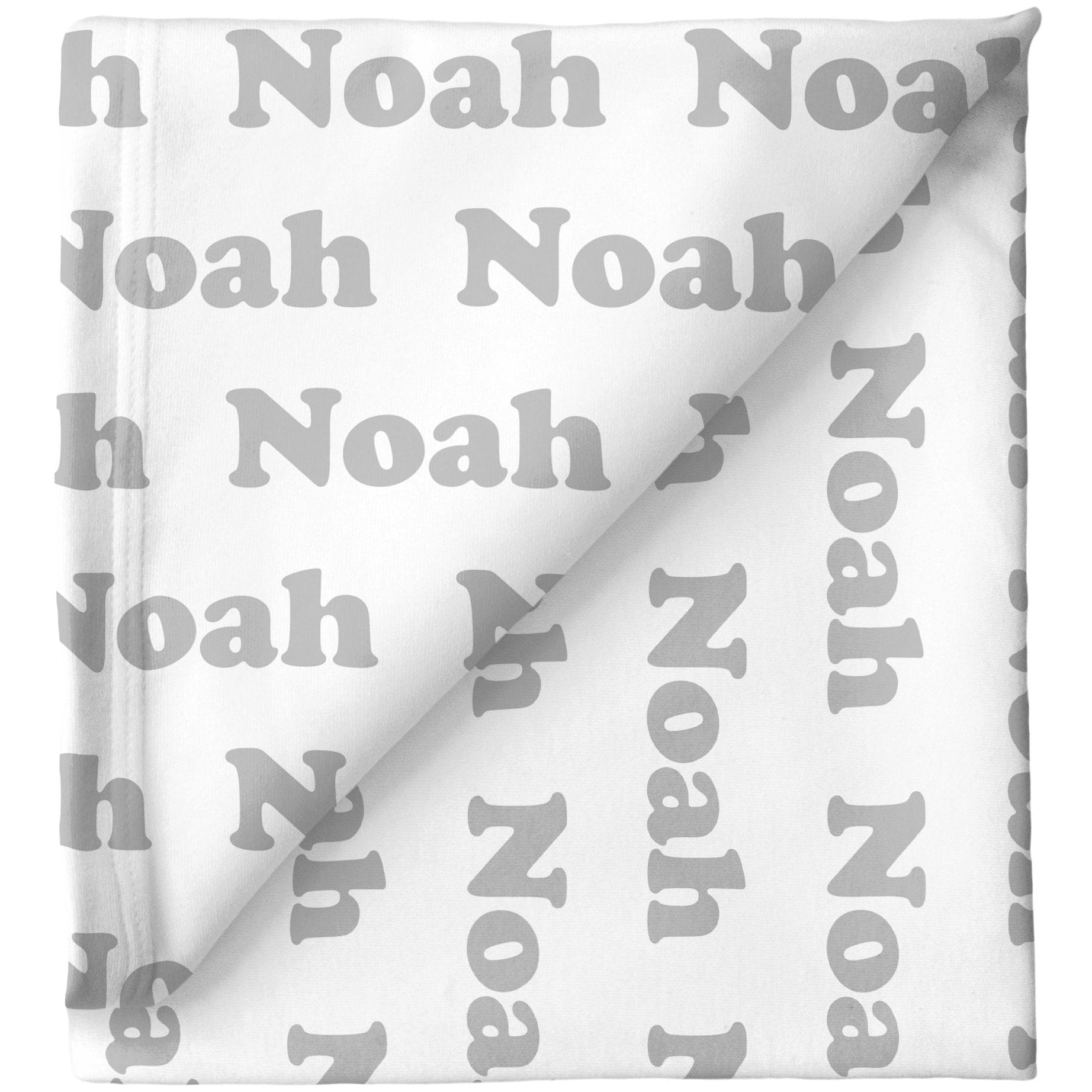 Sugar + Maple Personalized Stretchy Blanket | Repeating Name - Twinkle Twinkle Little One