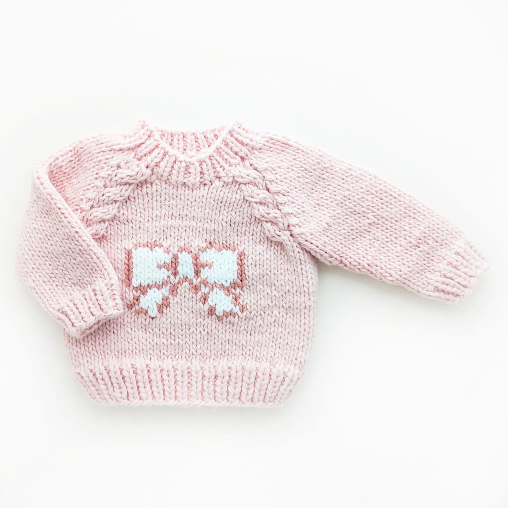 Pink Bow Sweater