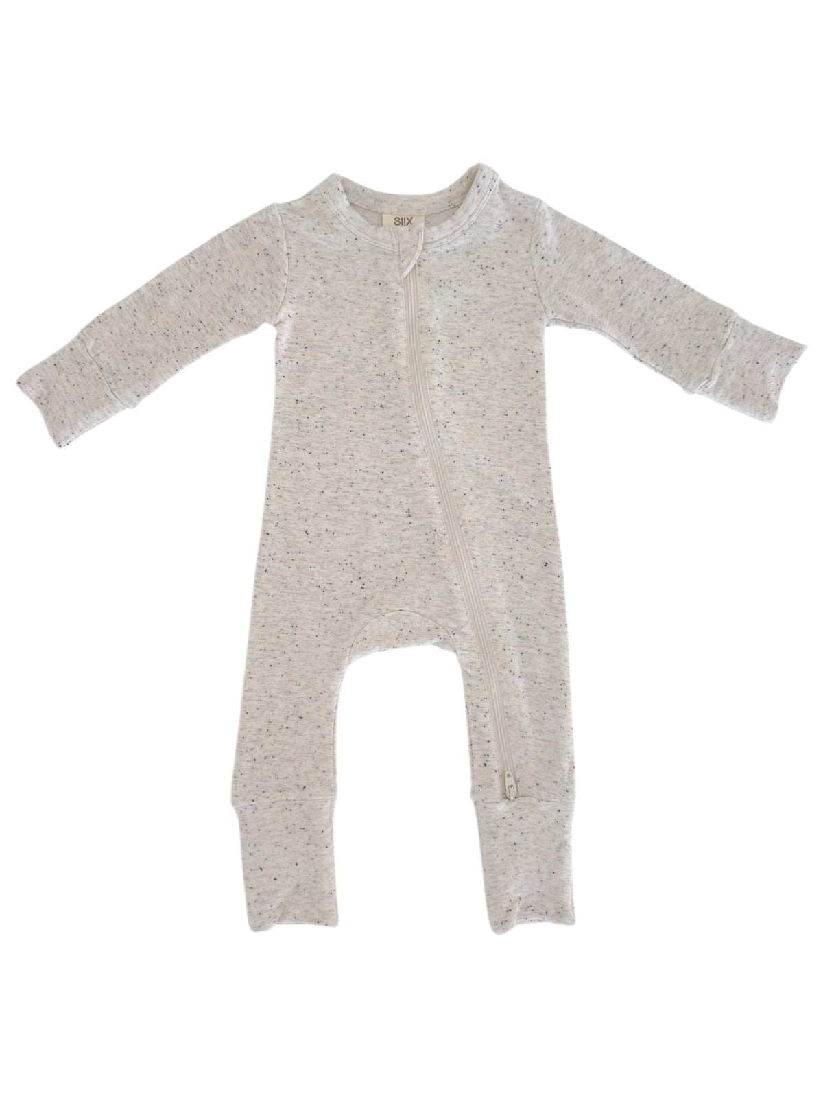 Dove Speckle 2-Way Zip Romper - Twinkle Twinkle Little One