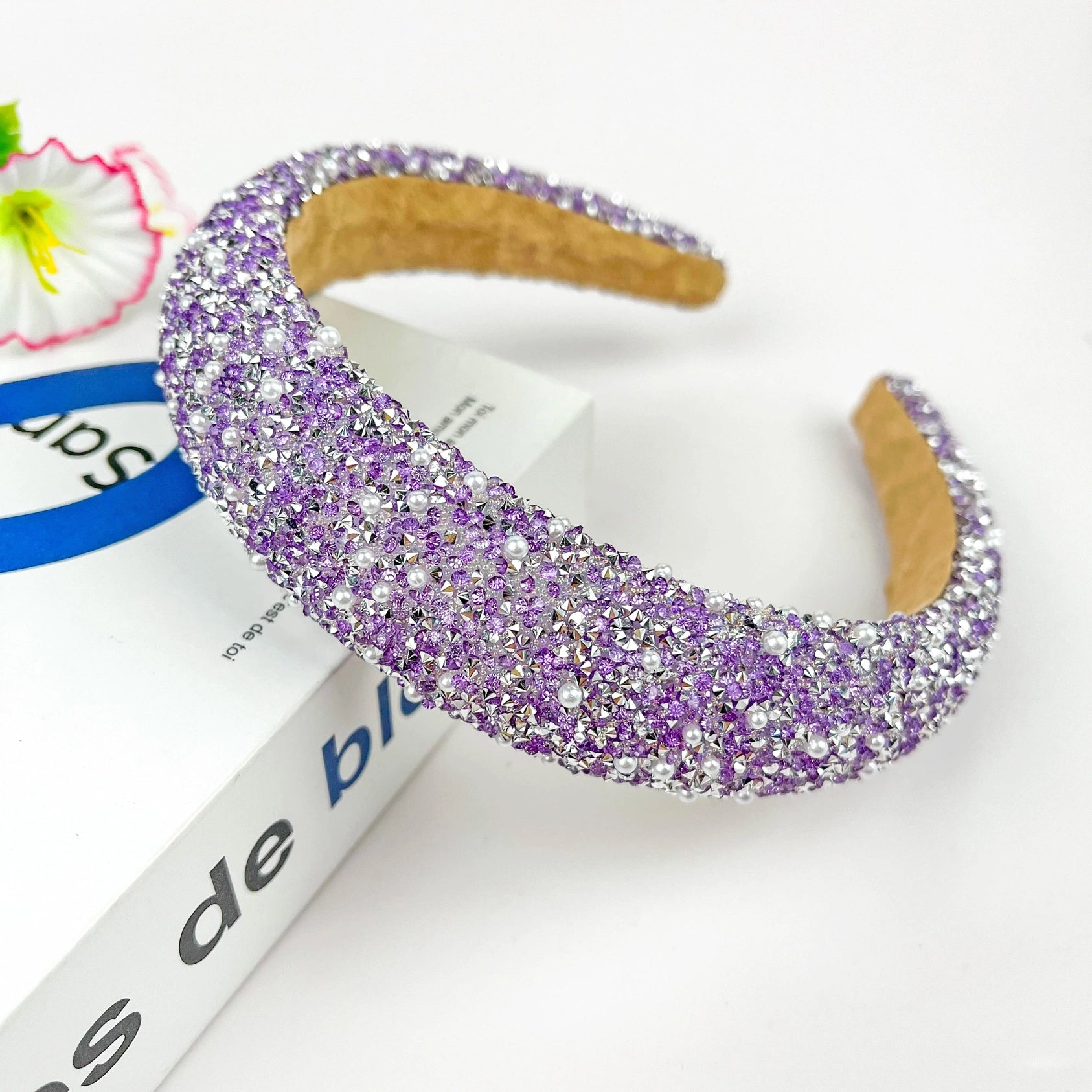 Rhinestone Pearl Headband