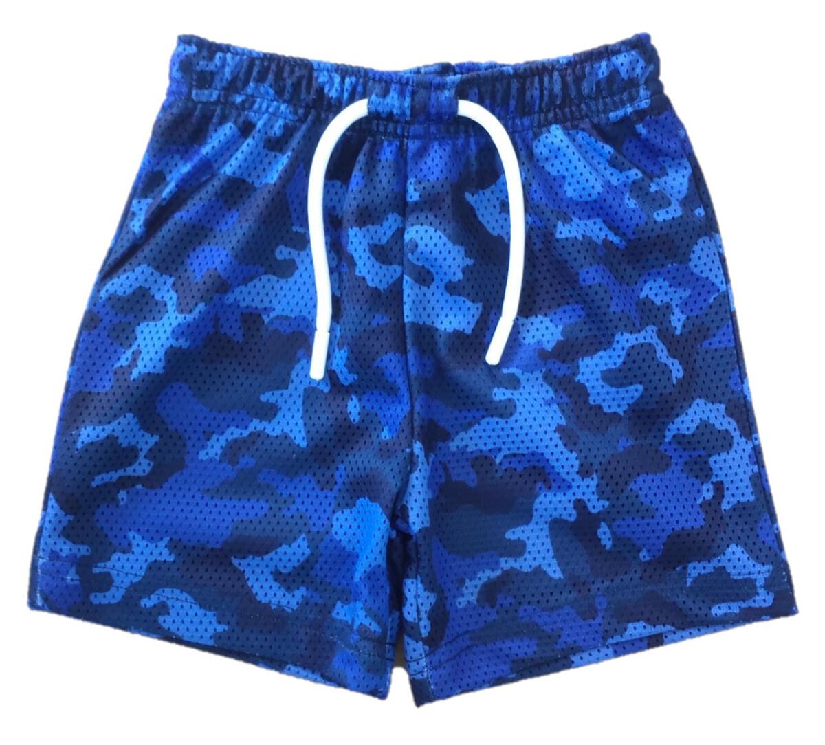 Cobalt Camo Mesh Shorts - Twinkle Twinkle Little One