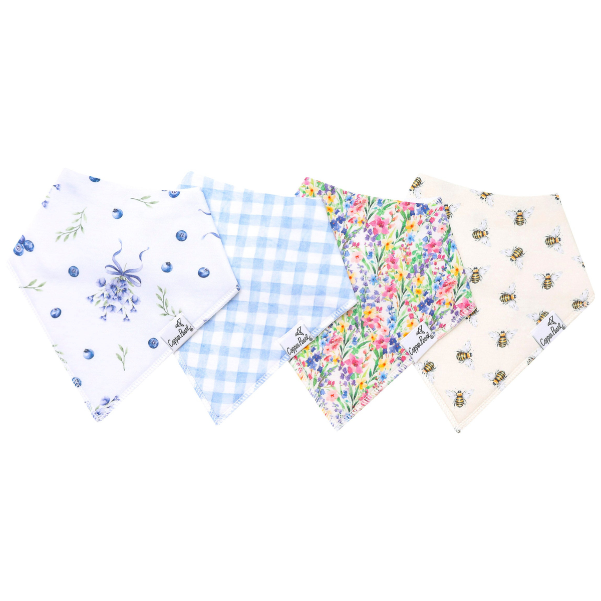 Catherine Bandana Bib Set (4-Pack)