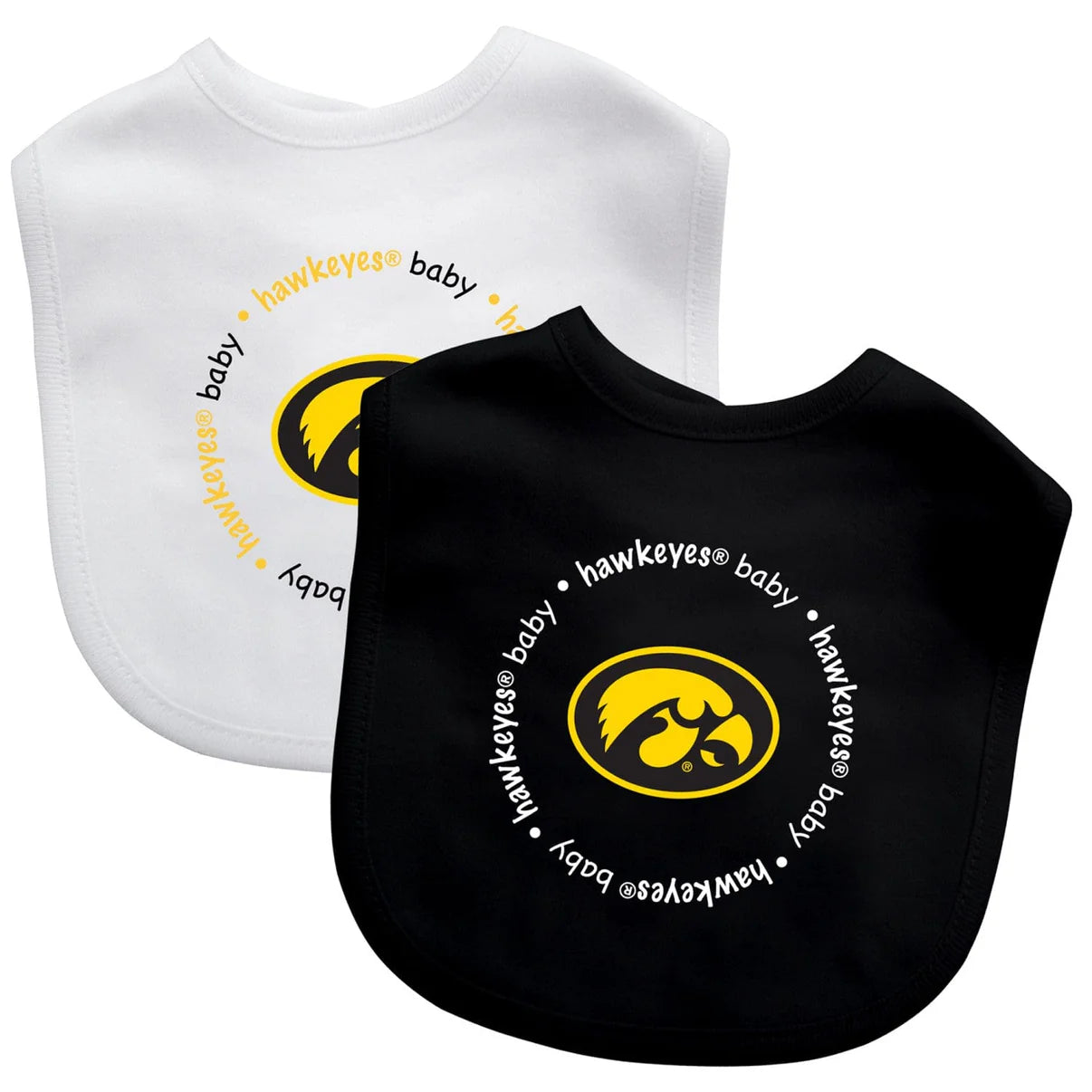 Iowa Hawkeyes - Baby Bibs 2-Pack - Twinkle Twinkle Little One