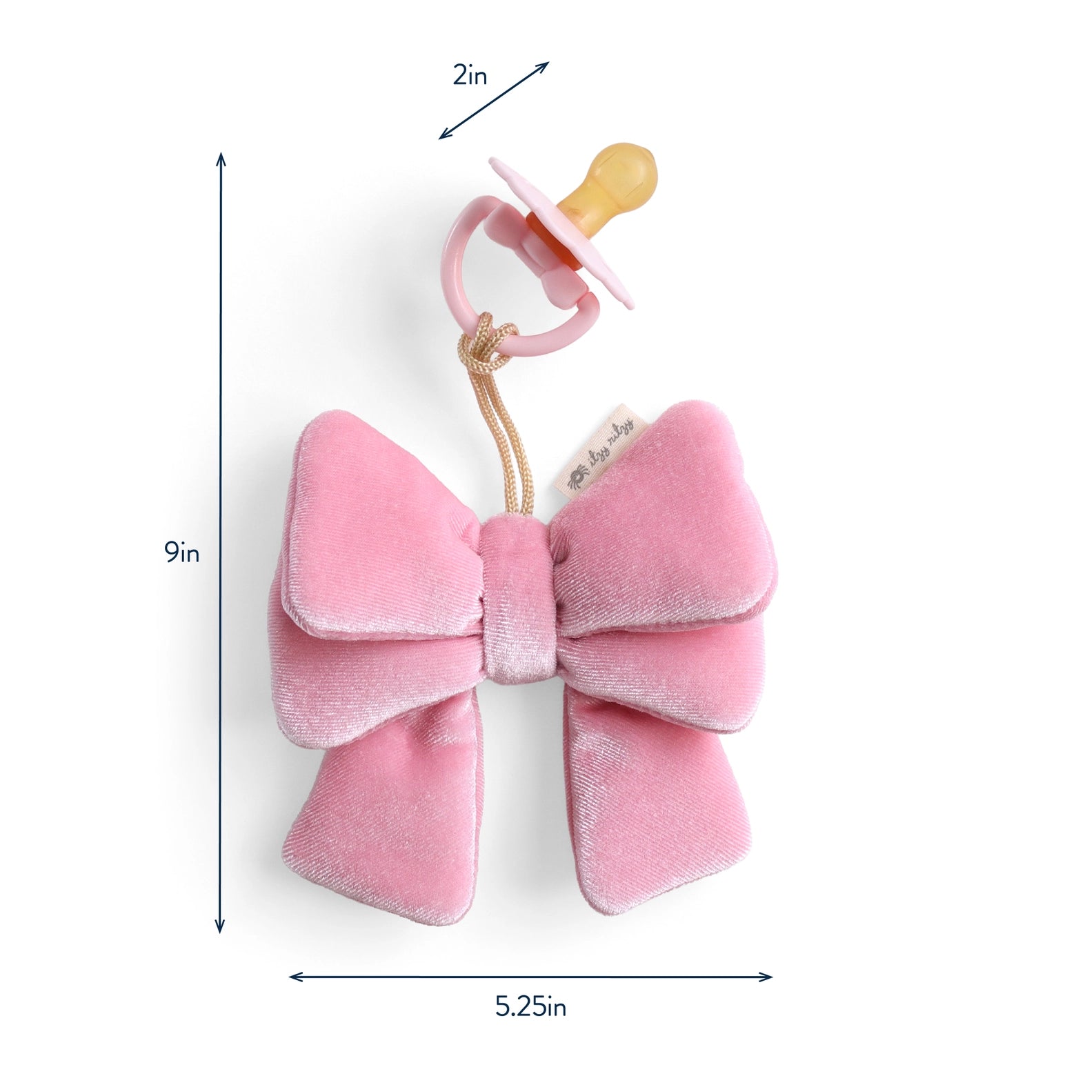 Bitzy Pal™ Natural Rubber Pacifier & Lovey - Twinkle Twinkle Little One