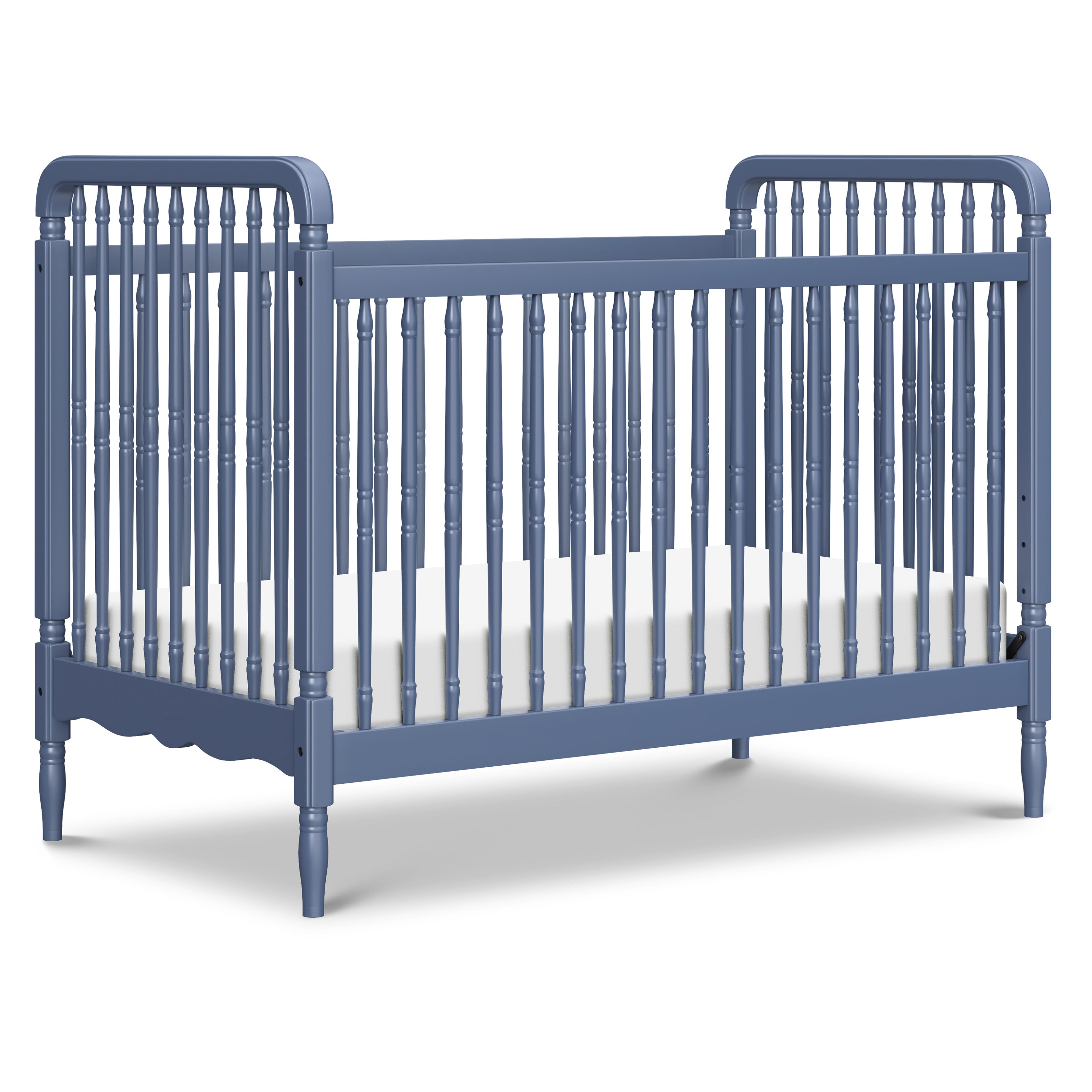 Namesake Liberty 3-in-1 Convertible Spindle Crib with Toddler Bed Conversion Kit