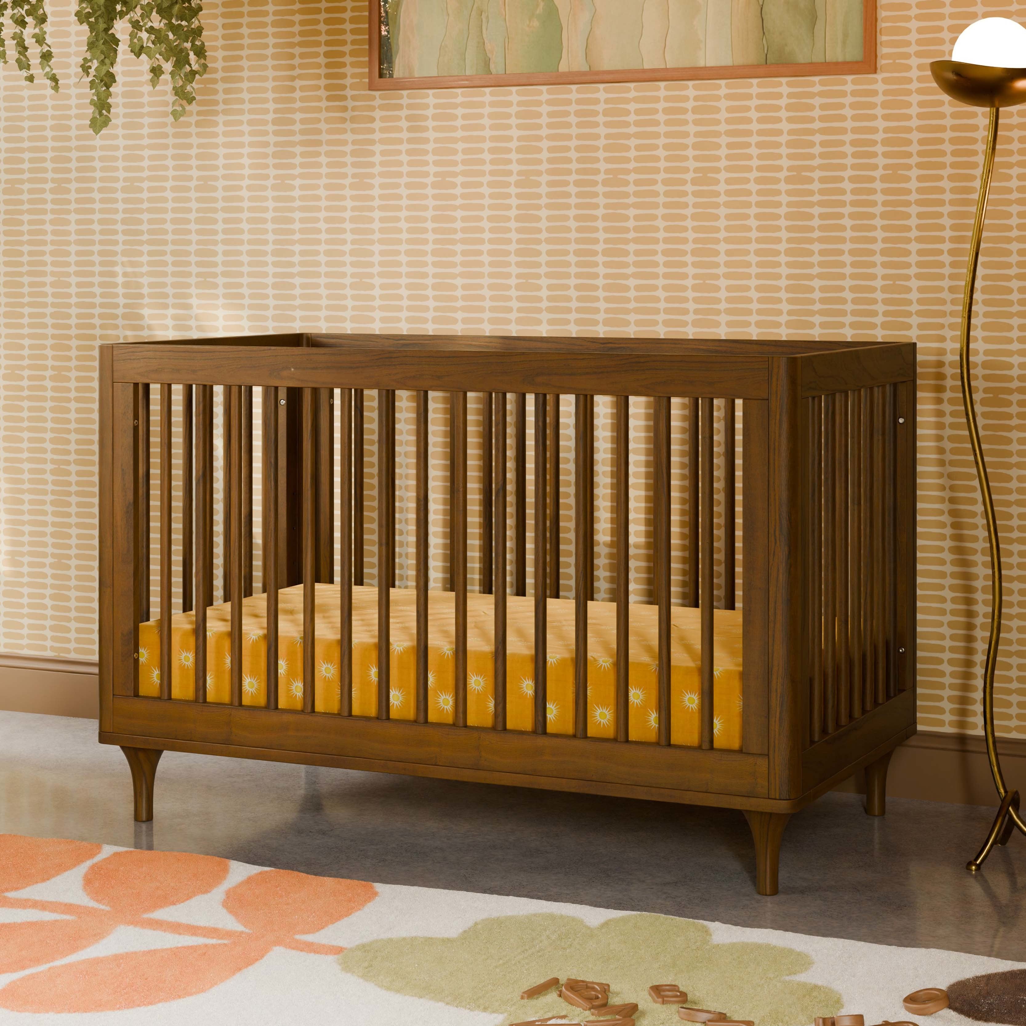 Babyletto Lolly 3-in-1 Convertible Crib with Toddler Bed Conversion Kit