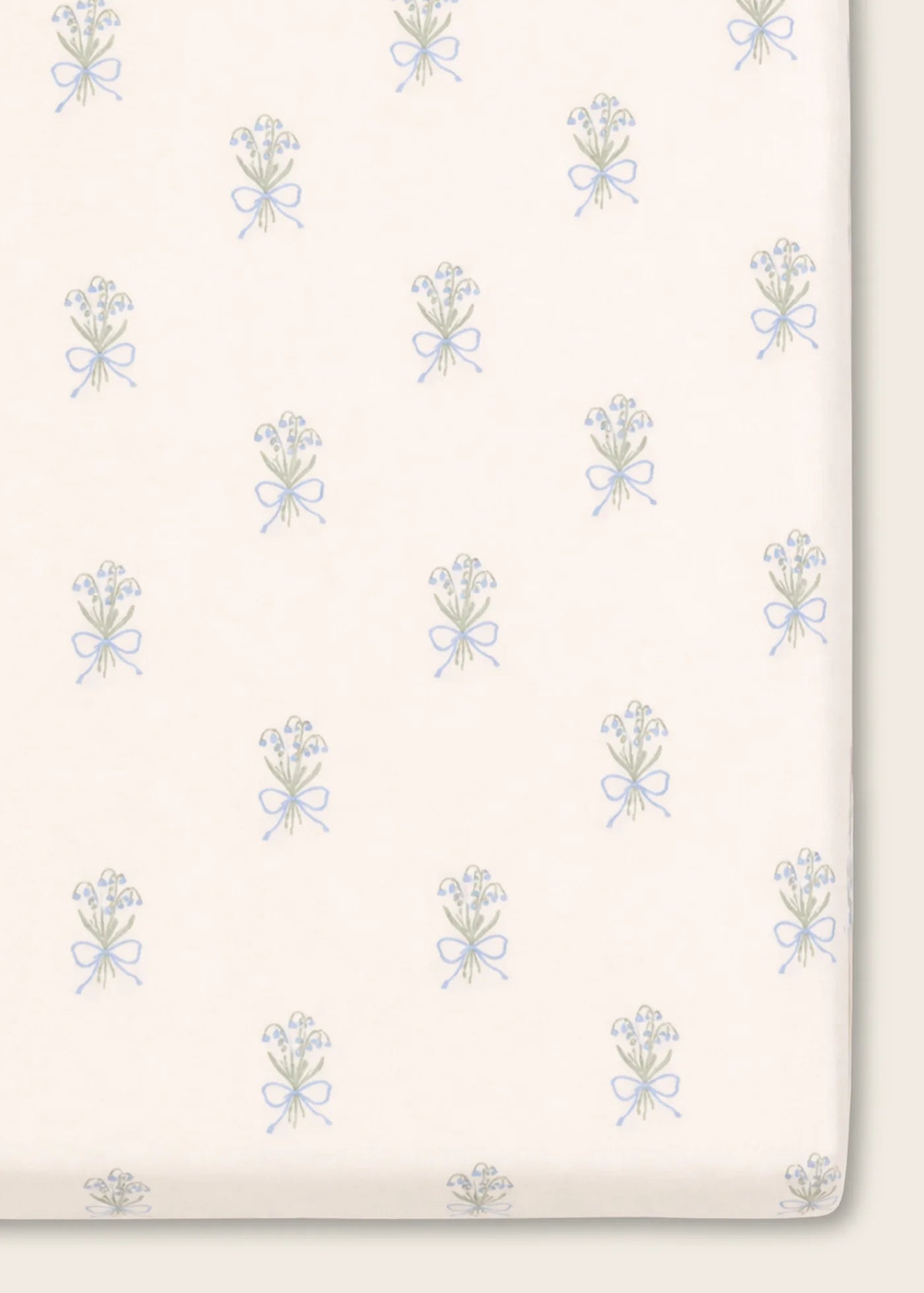 Lily of the Valley Crib Sheet