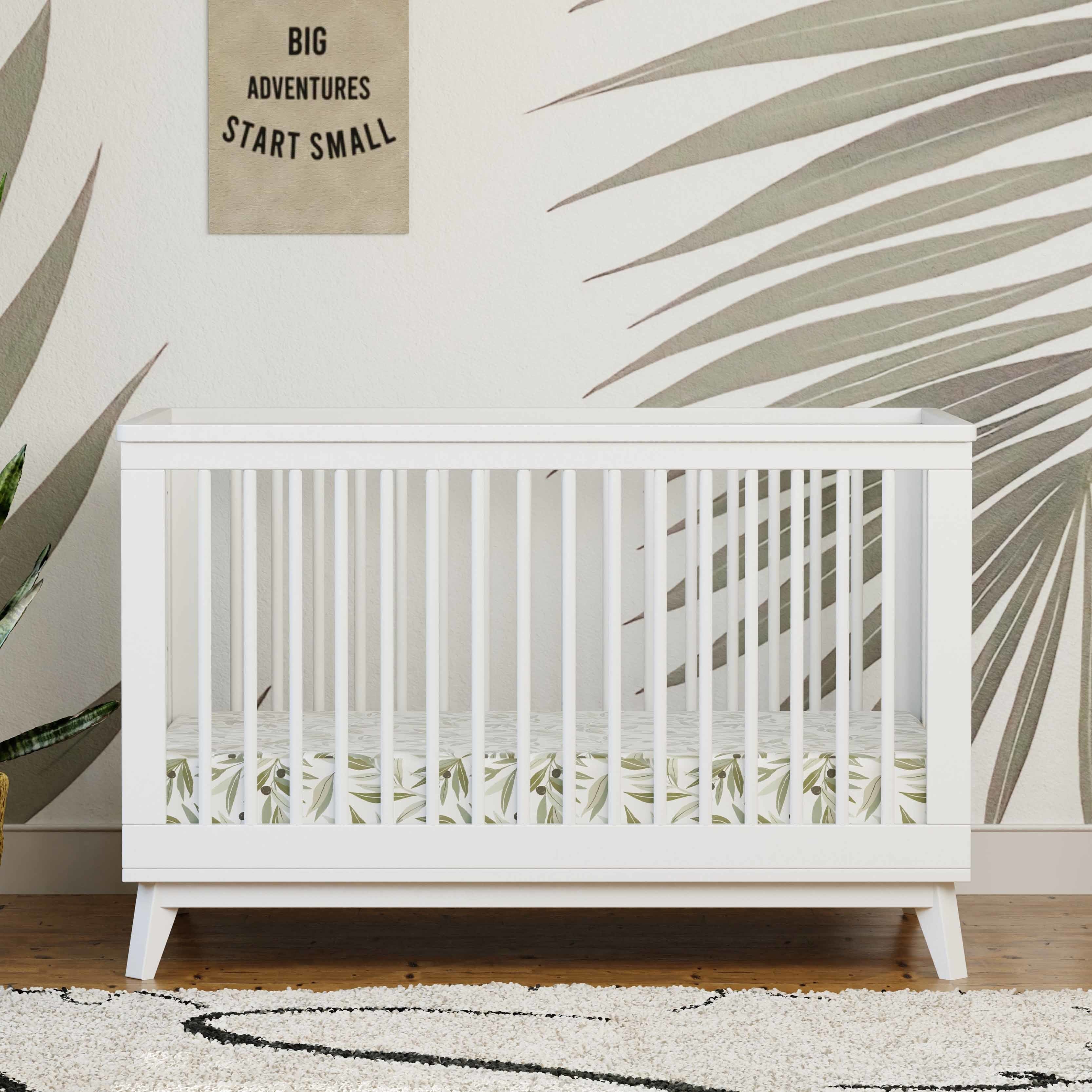 Babyletto Scoot 3-in-1 Convertible Crib with Toddler Bed Conversion Kit