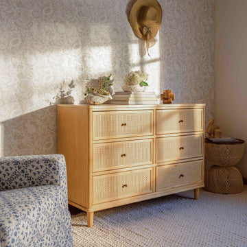 Namesake Marin with Cane 6 Drawer Dresser - Twinkle Twinkle Little One
