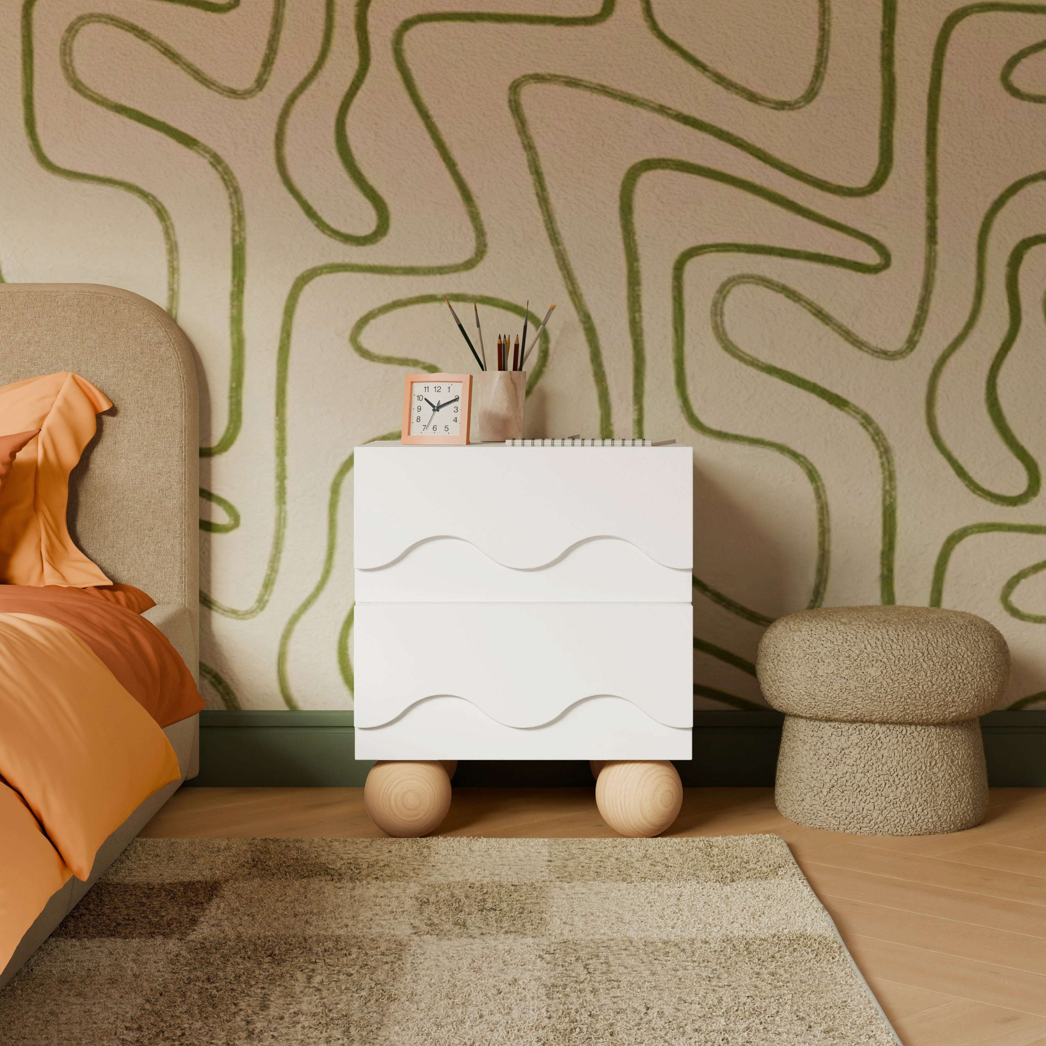 Babyletto Lido Wave Nightstand