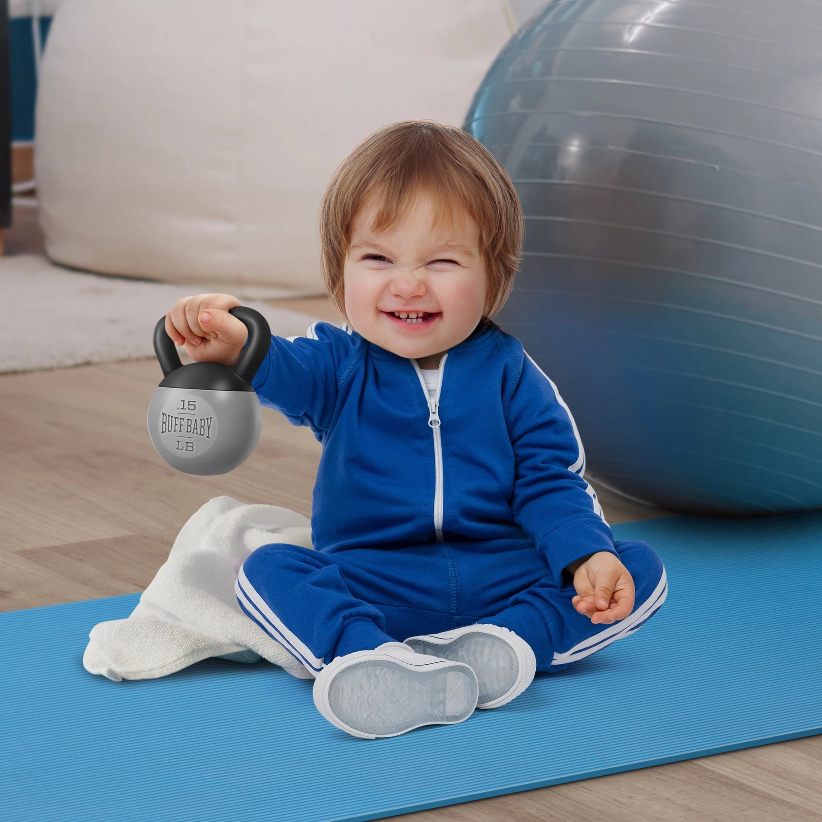 Buff Baby Kettlebell Rattle - Twinkle Twinkle Little One