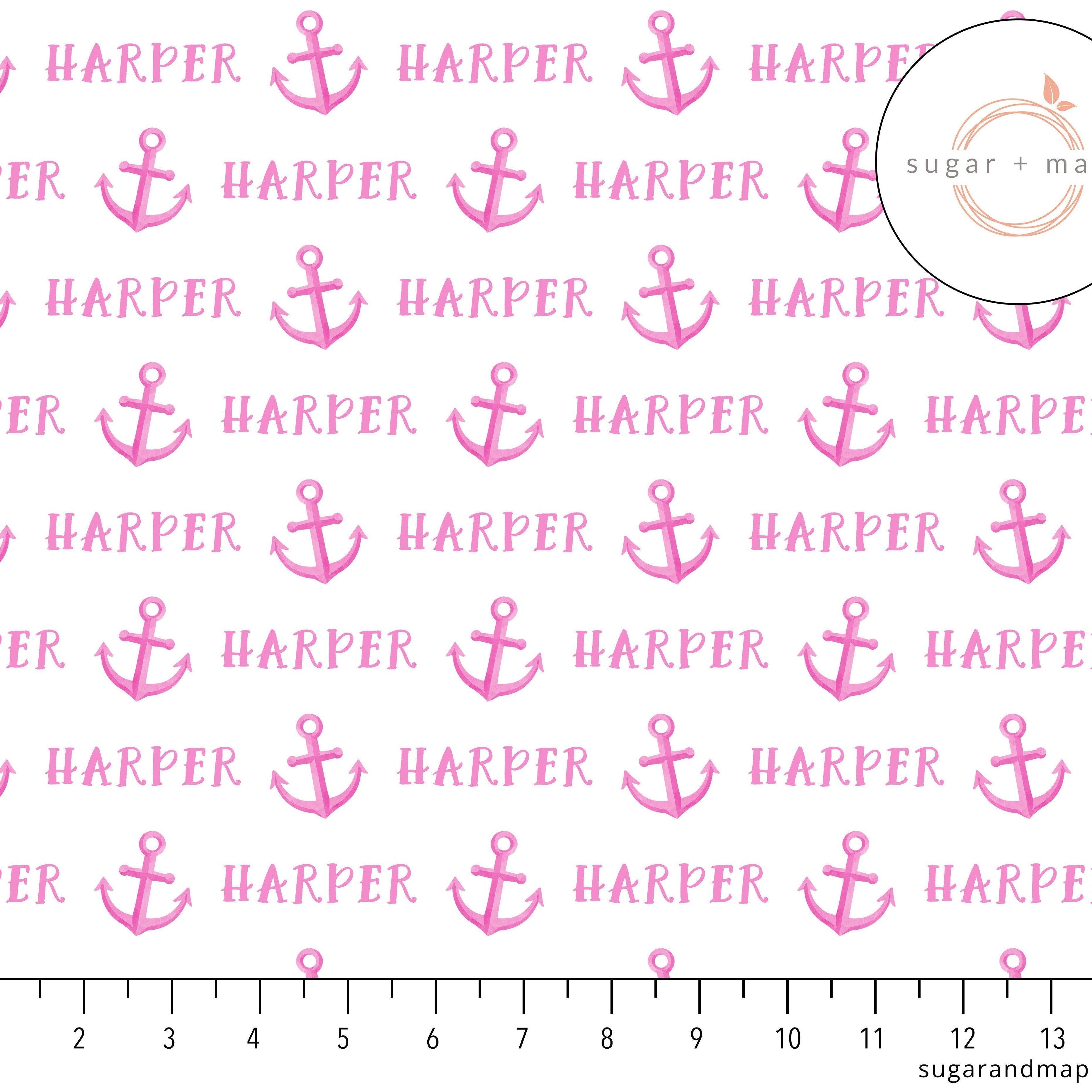 Sugar + Maple Personalized Stretchy Blanket | Anchor - Twinkle Twinkle Little One