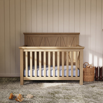 Monogram by Namesake Emory Farmhouse 4-in-1 Convertible Crib - Twinkle Twinkle Little One