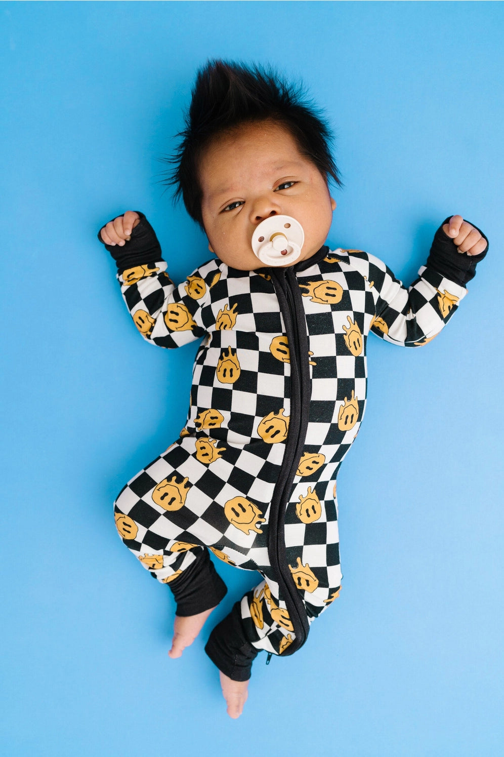 Retro Smiley Bamboo Sleeper - Twinkle Twinkle Little One