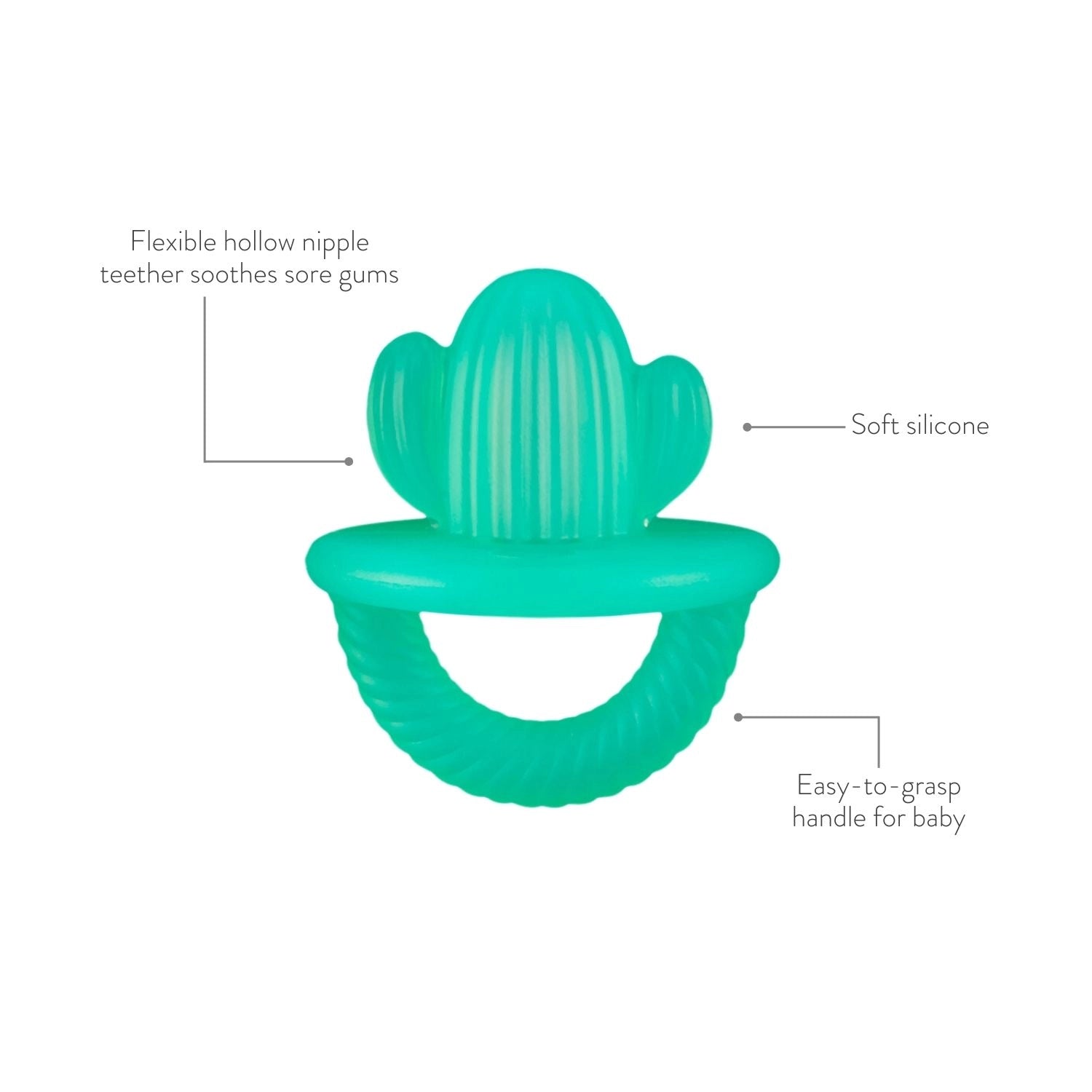 Teensy Teether™ Hero Pop Soothing Silicone Teether - Twinkle Twinkle Little One