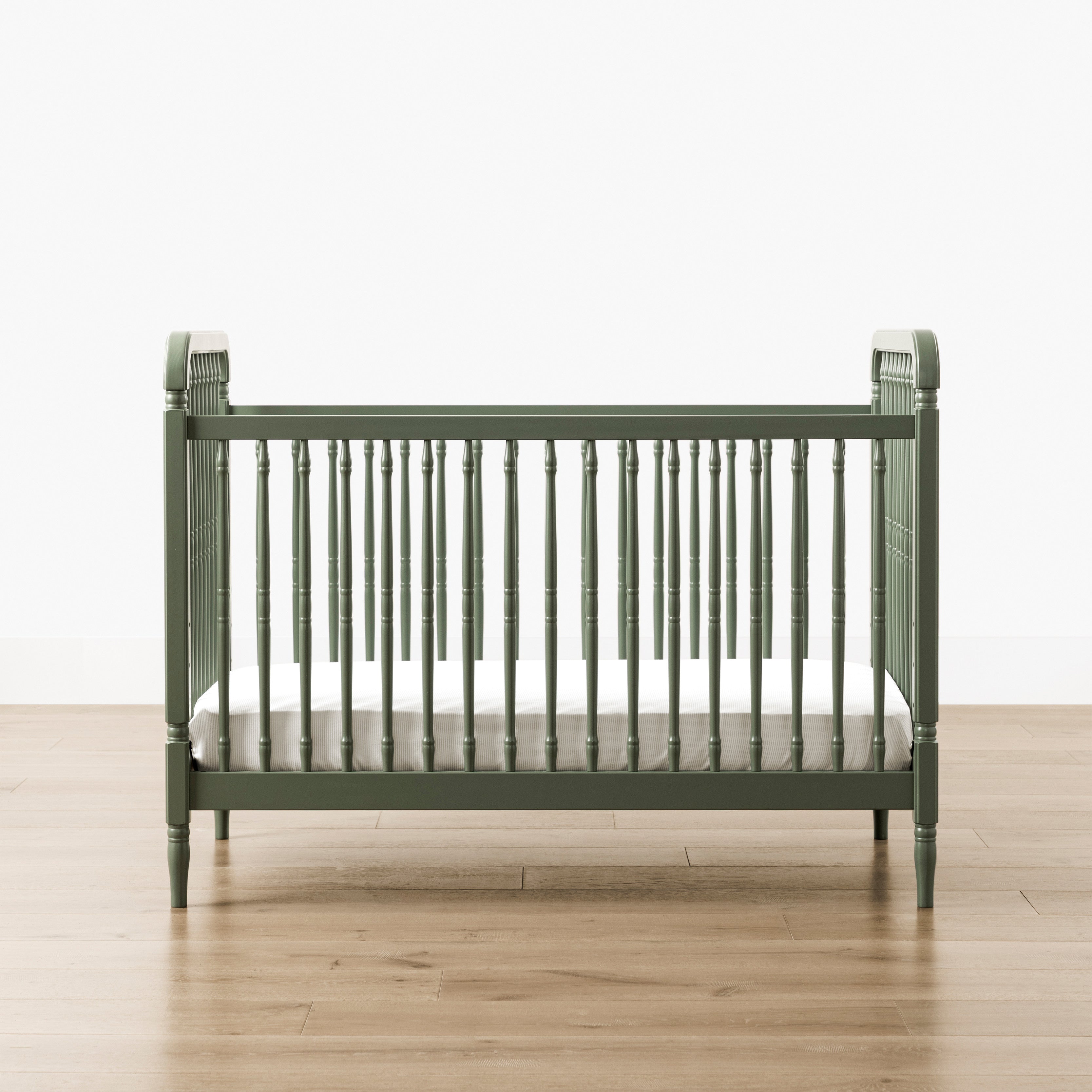 Namesake Liberty 3-in-1 Convertible Spindle Crib with Toddler Bed Conversion Kit