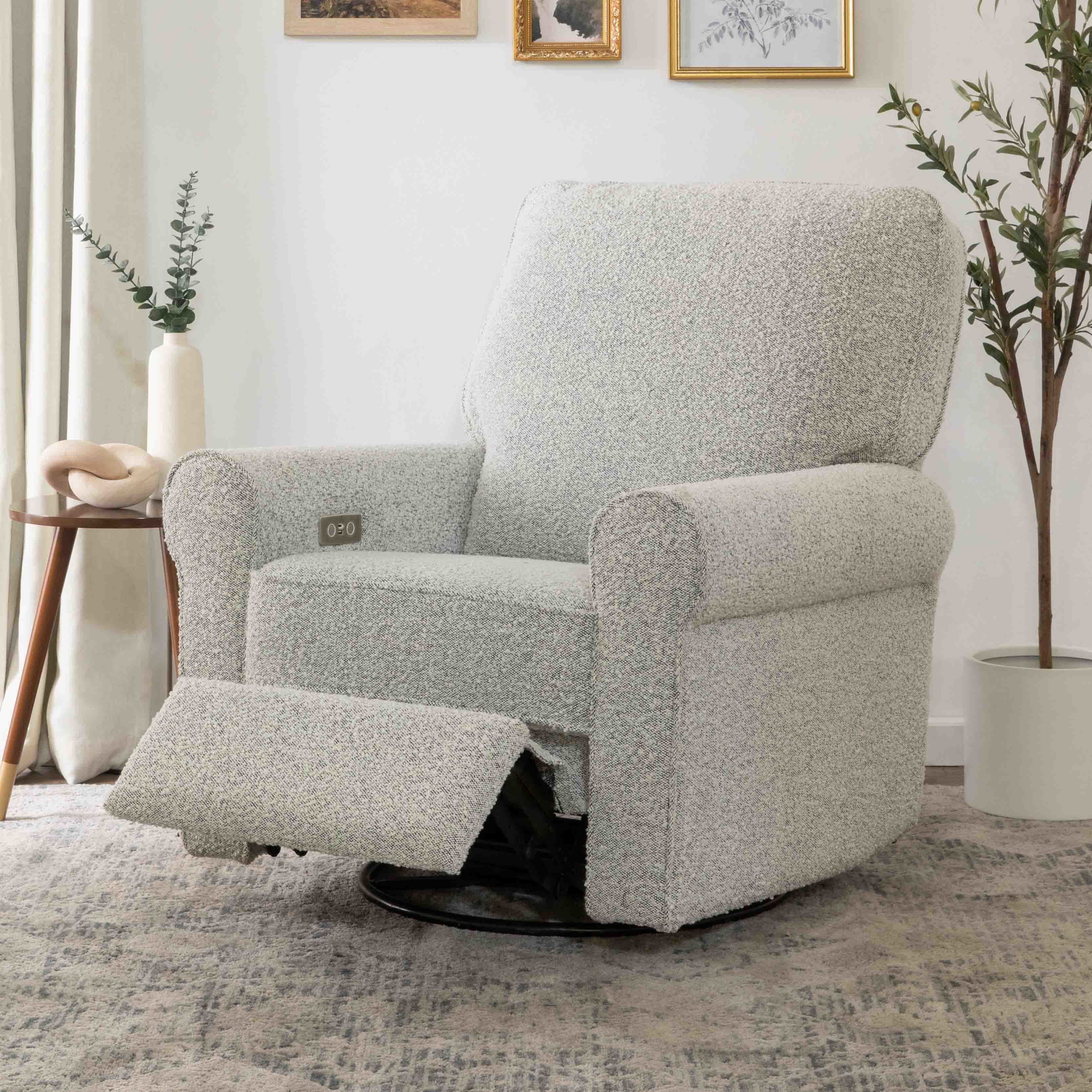 Monogram by Namesake Monroe Power Recliner and Swivel Glider in Boucle