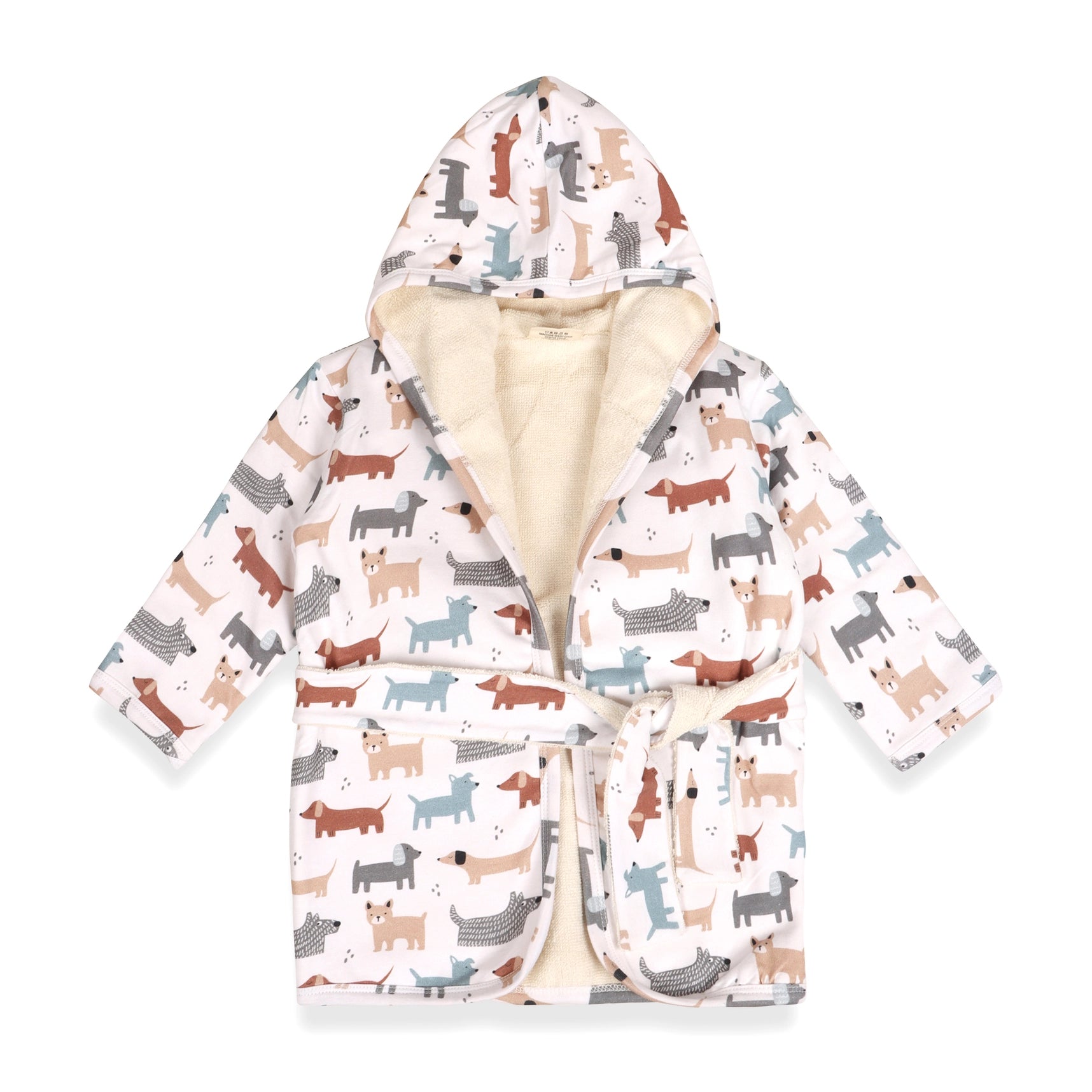 Dog Baby Hooded Organic Jersey Bathrobe - Twinkle Twinkle Little One