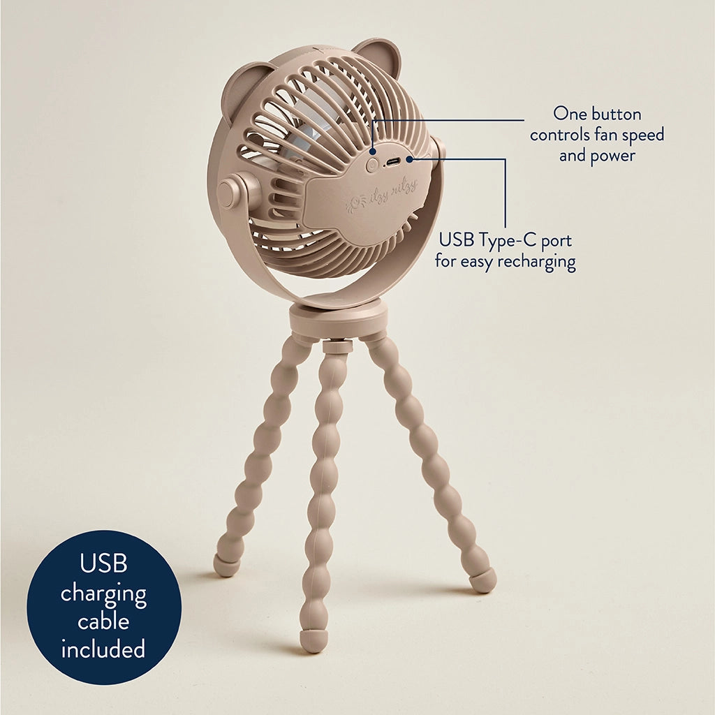 Itzy Breeze 3-Speed Stroller Fan - Twinkle Twinkle Little One