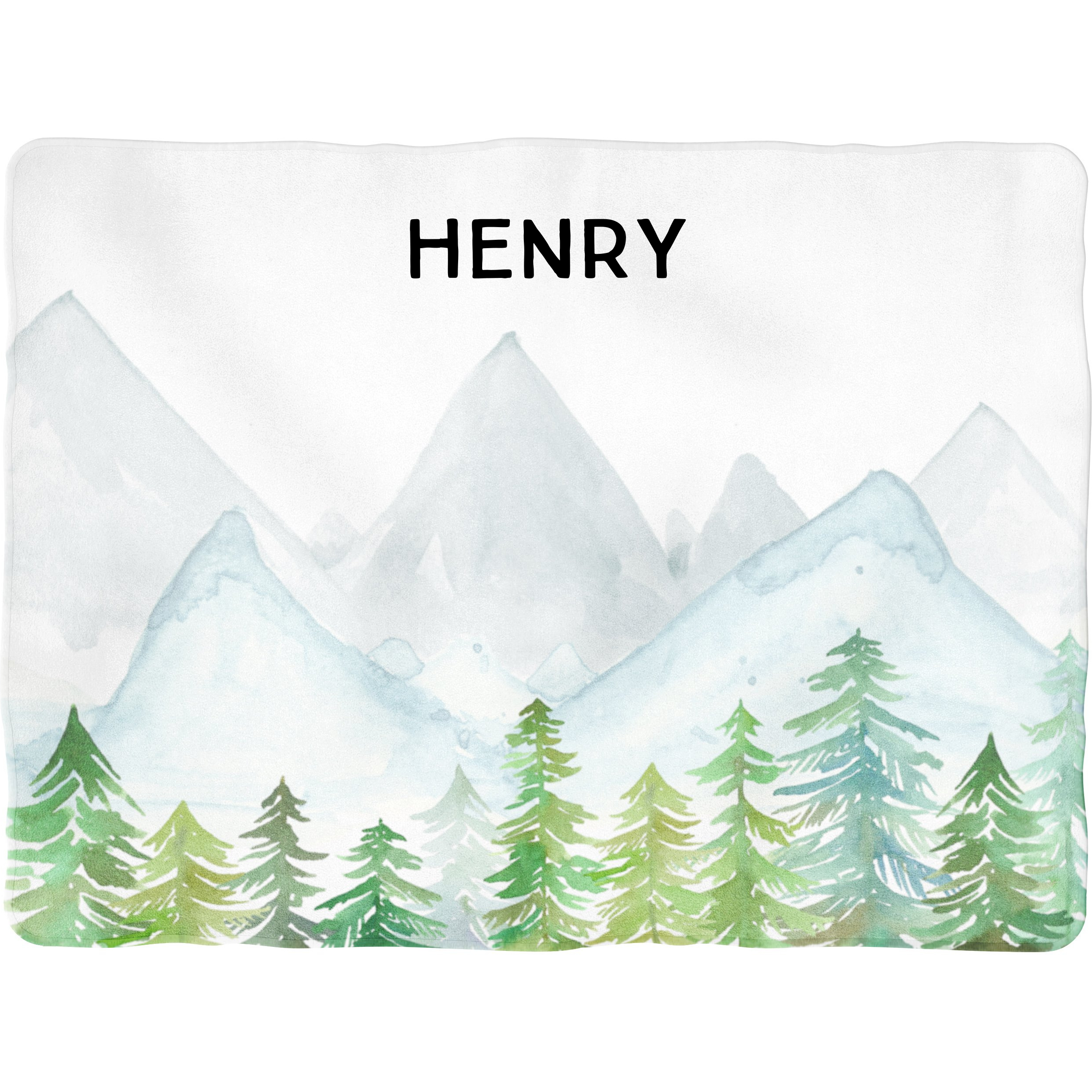 Sugar + Maple Backdrop Blanket | Forest with Name - Twinkle Twinkle Little One