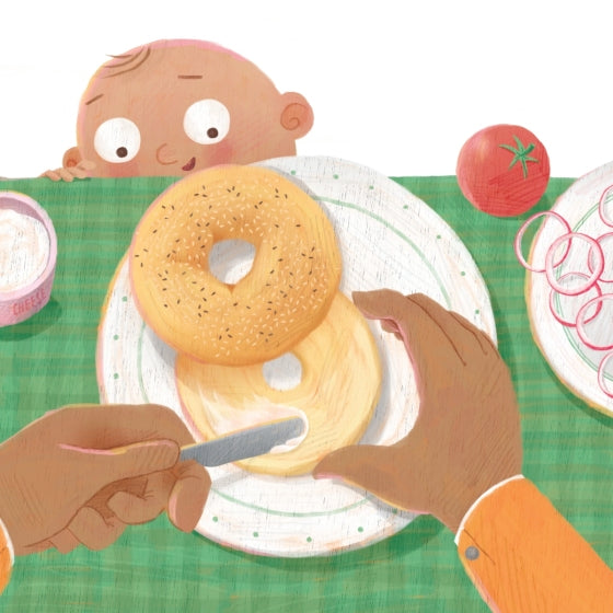 Oh My Nosh!: What Shape Is Your Bagel? A First Book of Jewish Food - Twinkle Twinkle Little One