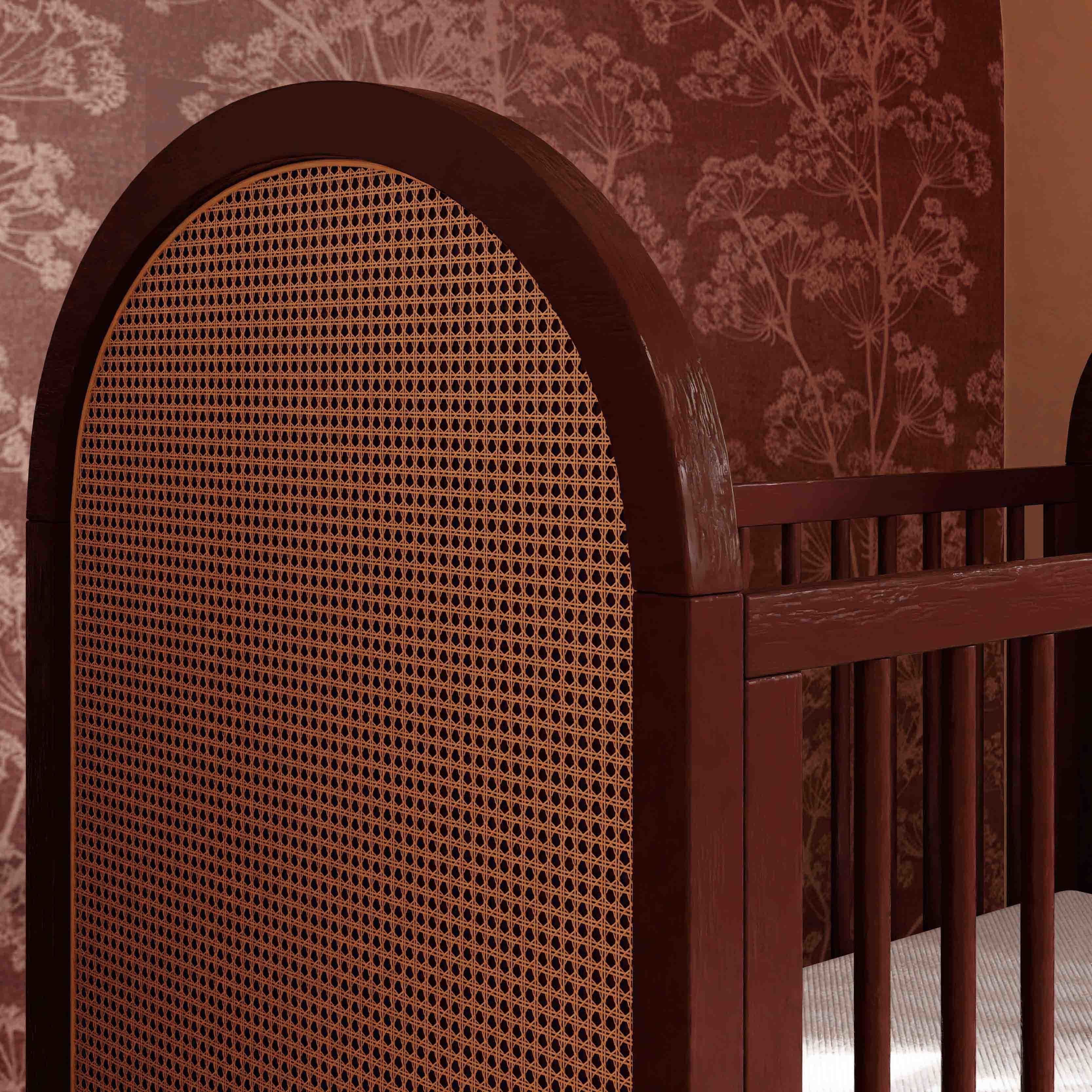 Babyletto Bondi Cane 3-in-1 Convertible Crib with Toddler Bed Conversion Kit - Twinkle Twinkle Little One