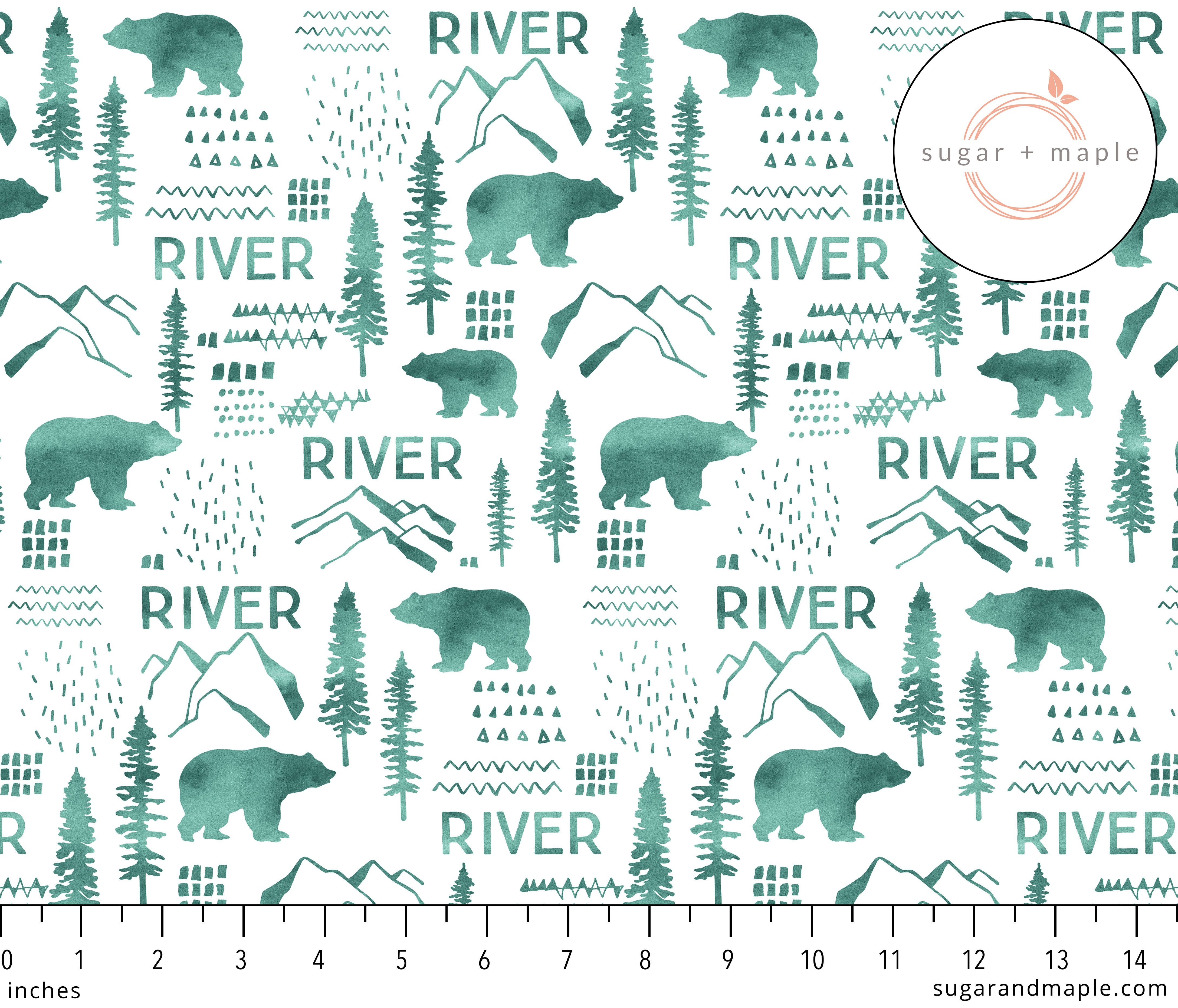 Sugar + Maple Plush Minky Fleece Personalized Blanket | Woodland - Twinkle Twinkle Little One