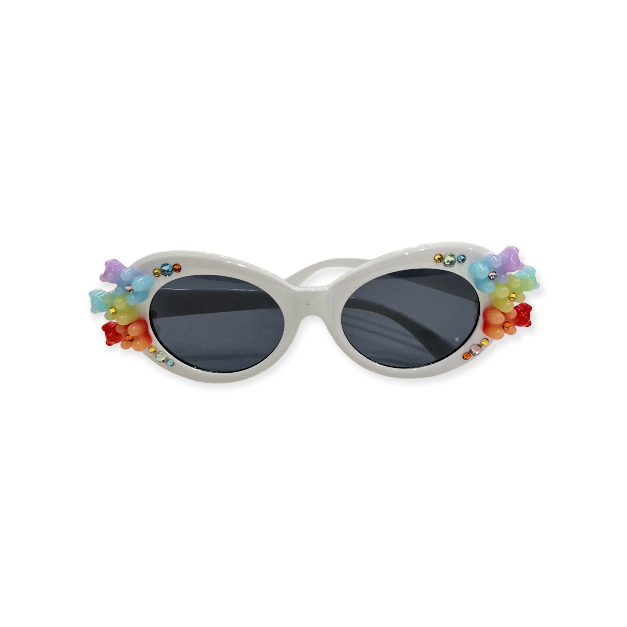 Crystallized Gummer Bear White Sunglasses - Twinkle Twinkle Little One
