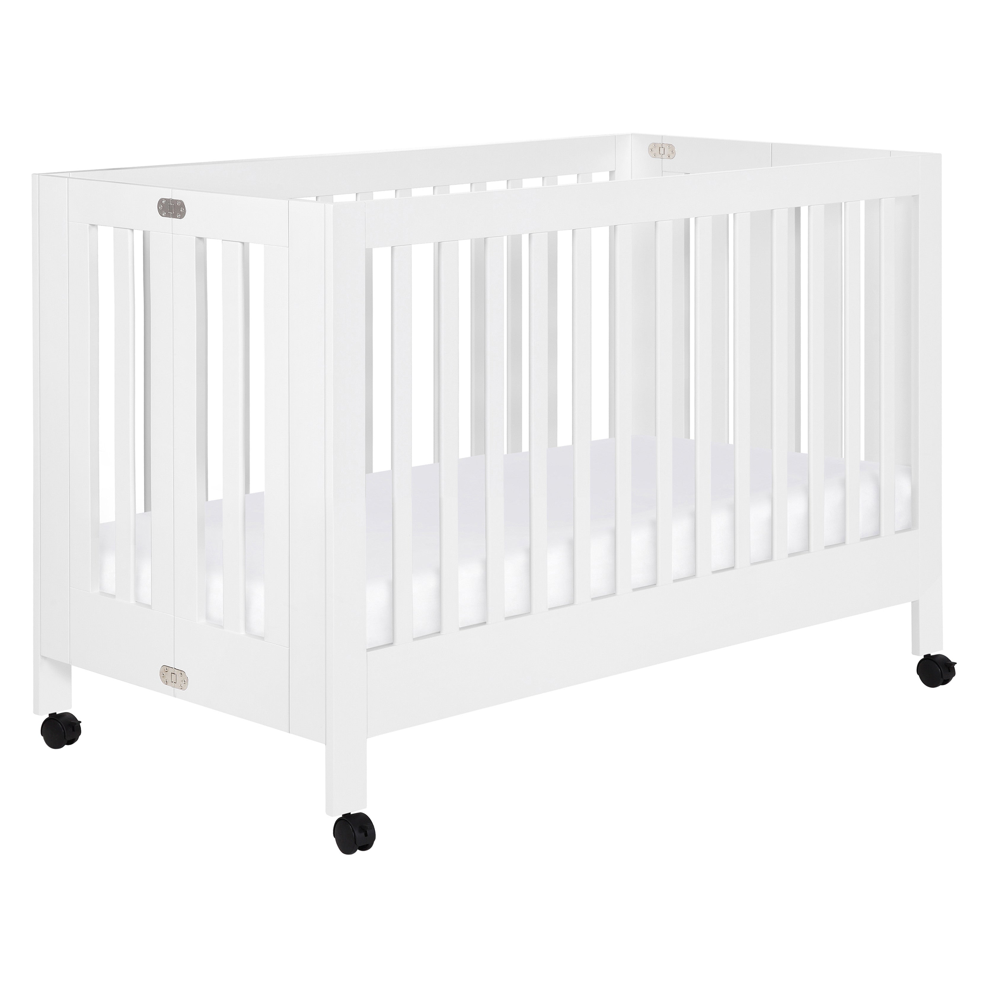 Babyletto Maki Portable Folding Crib with Toddler Bed Conversion Kit