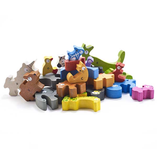 Jumbo Animal A to Z Puzzle & Playset - Twinkle Twinkle Little One