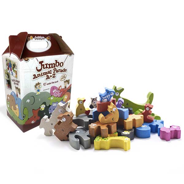 Jumbo Animal A to Z Puzzle & Playset - Twinkle Twinkle Little One