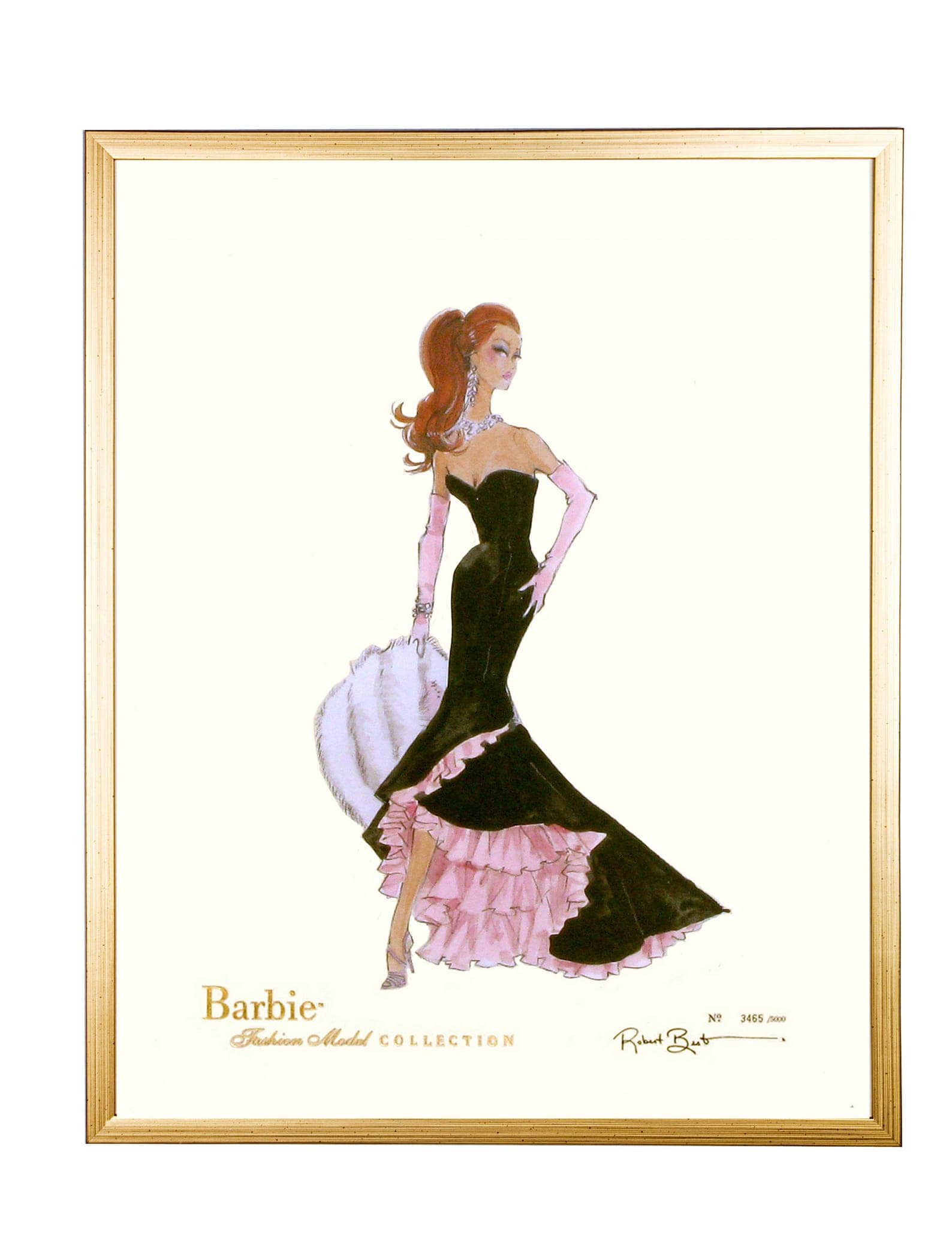 Limited Edition Gold Framed Barbie - Siren - Twinkle Twinkle Little One