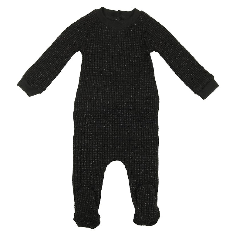 Girl's Shimmer Footie - Black - Twinkle Twinkle Little One