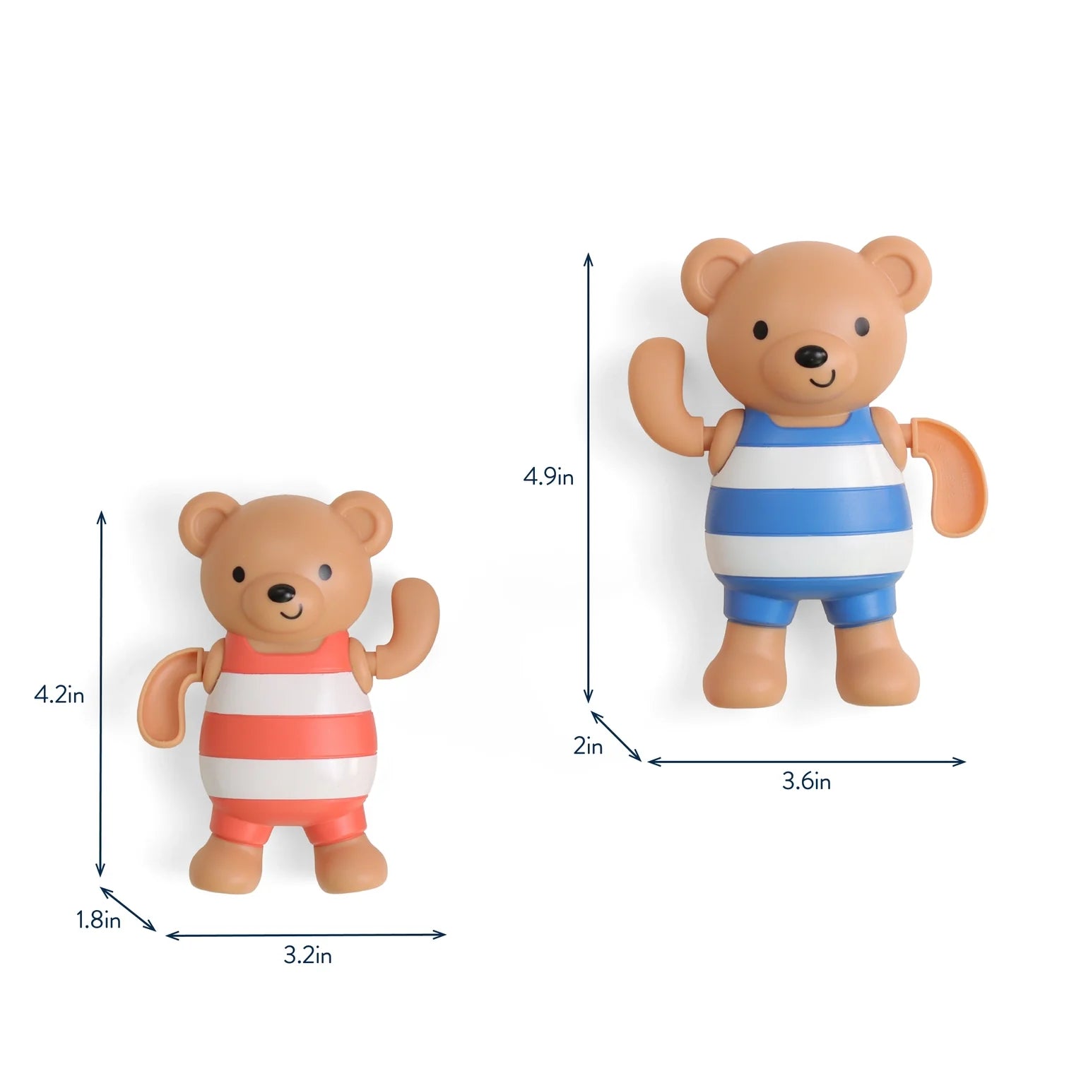 Itzy Ritzy Silly Swimmers Bath Set | Bears