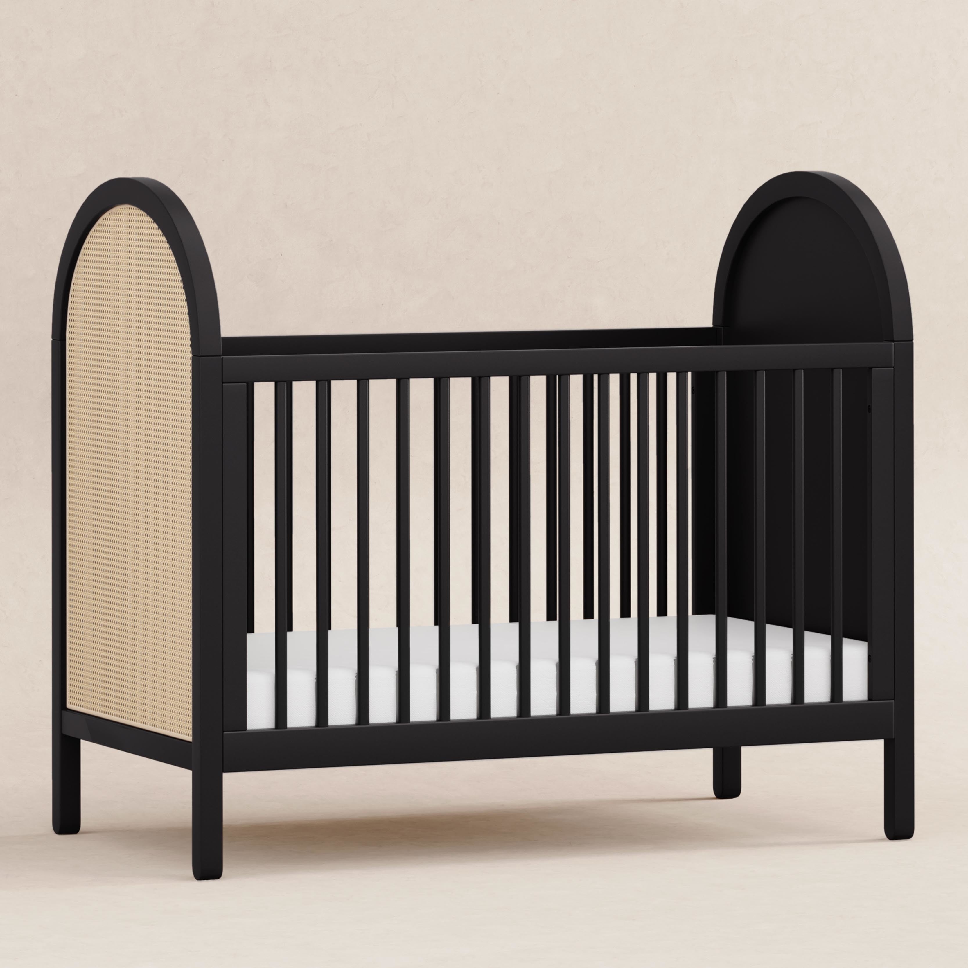 Babyletto Bondi Cane 3-in-1 Convertible Crib with Toddler Bed Conversion Kit - Twinkle Twinkle Little One
