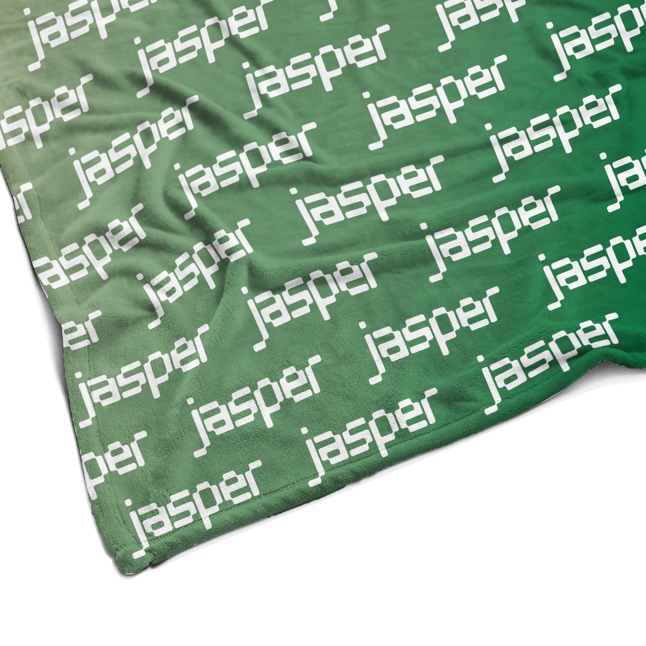 Sugar + Maple Plush Minky Fleece Personalized Blanket | Jungle Ombre - Twinkle Twinkle Little One